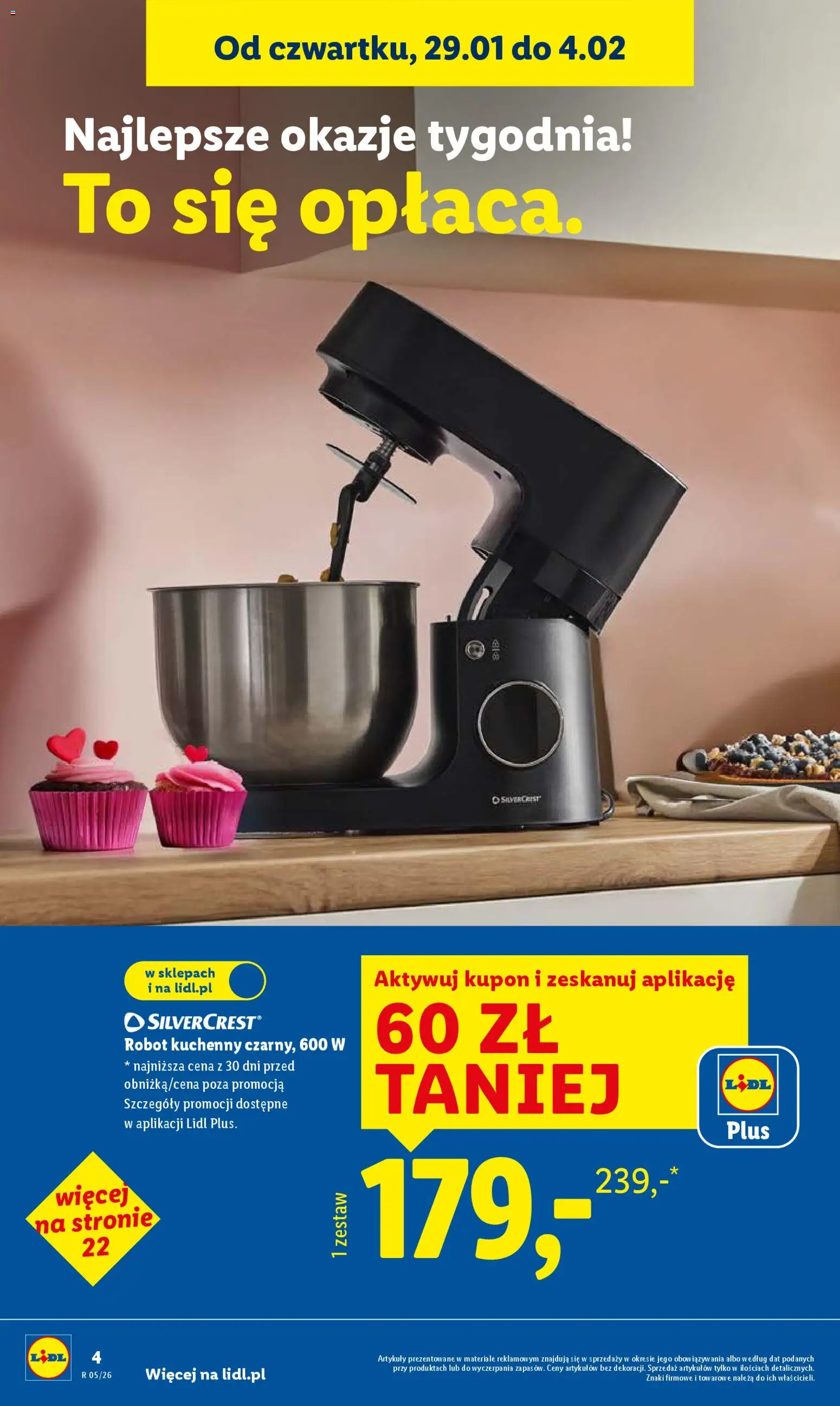 Lidl Katalog od 26.01.2026 | Strona: 4 | Produkty: Robot kuchenny, Robot