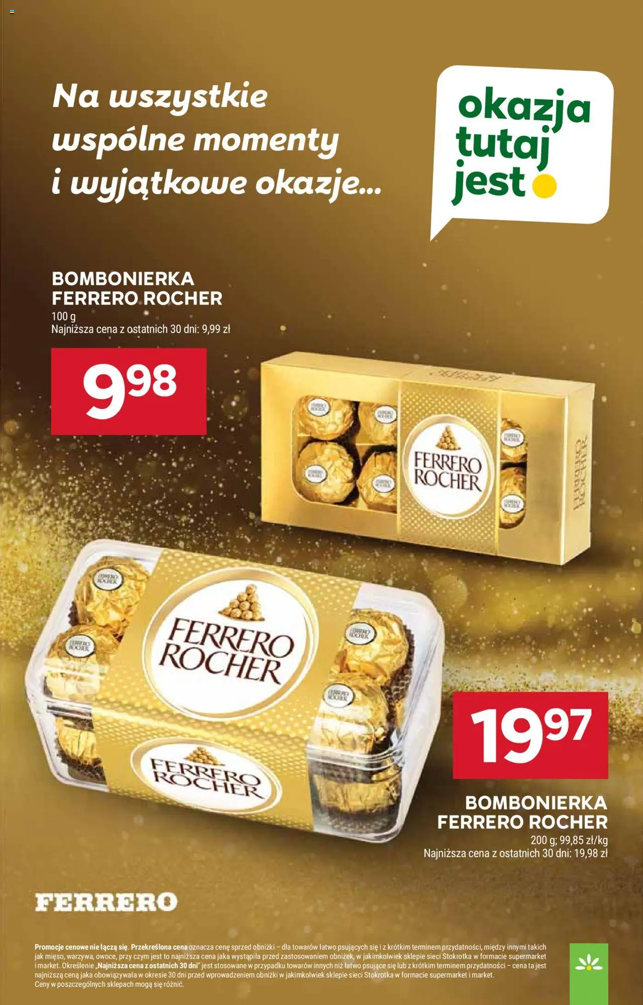 Stokrotka Gazetka - Market od 21.08.2025 | Strona: 16 | Produkty: Stokrotka, Bombonierka, Ferrero rocher