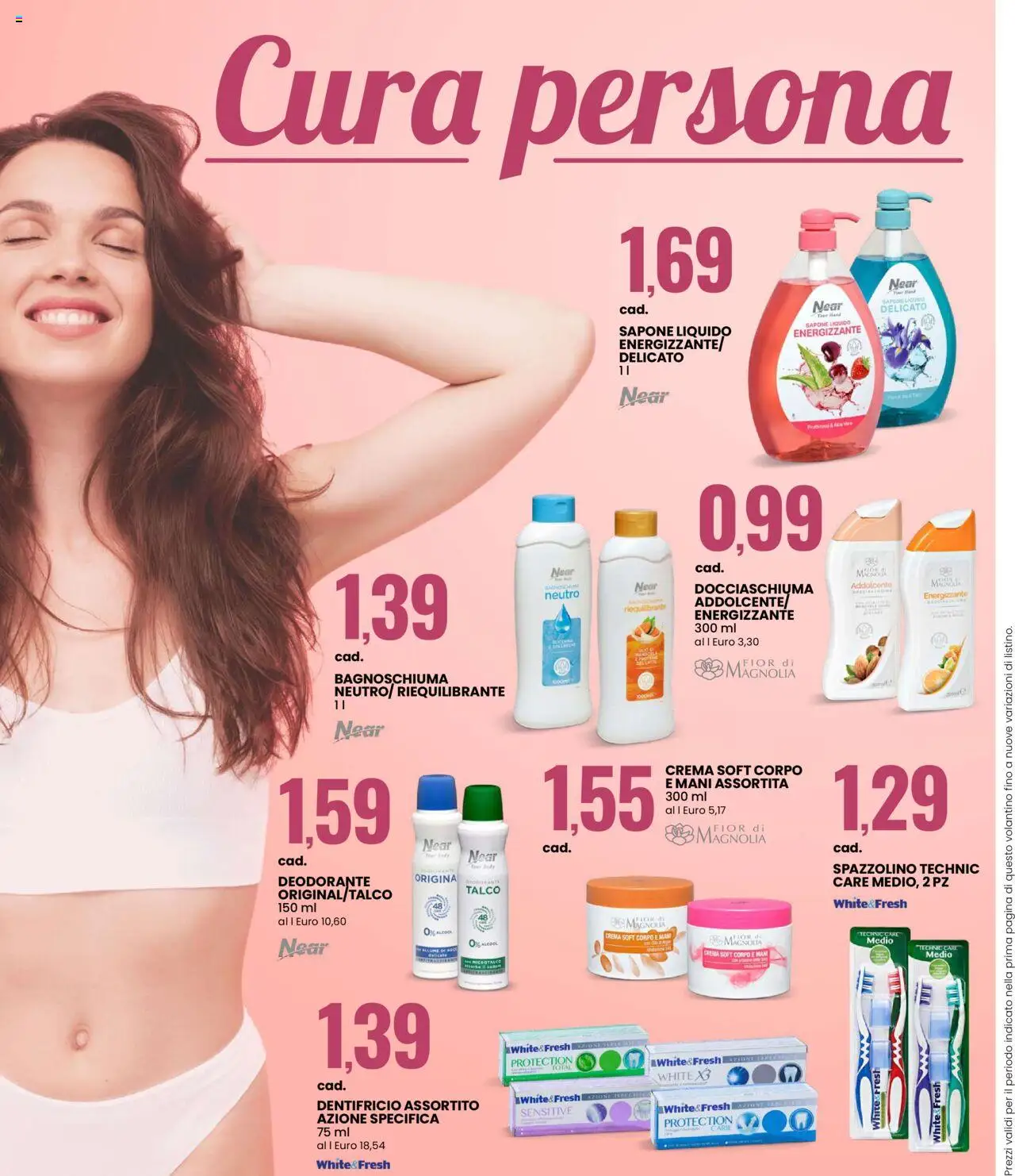 Volantino Eurospin del 11.09.2025 | Pagina: 10 | Prodotti: Sapone, Bagnoschiuma, Deodorante, Dentifricio
