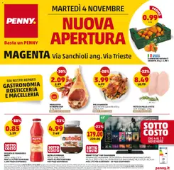 Anteprima del volantino PENNY Nuova Apertura Magenta catalogo valido a partire dal 04.11.2025