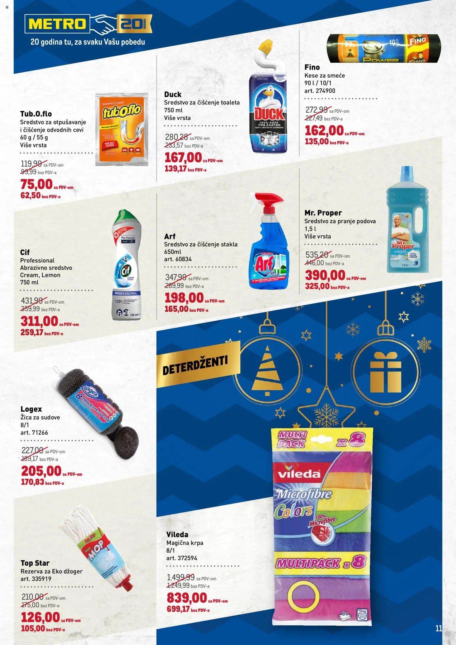Metro katalog - važi od 27.11.2025 | Strana: 11 | Proizvode: Vileda