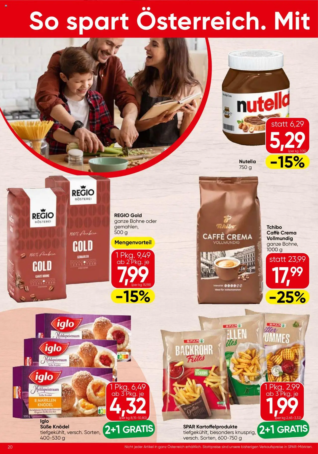 Spar Flugblatt - Oberösterreich gültig ab 09.10.2025 | Seite: 20