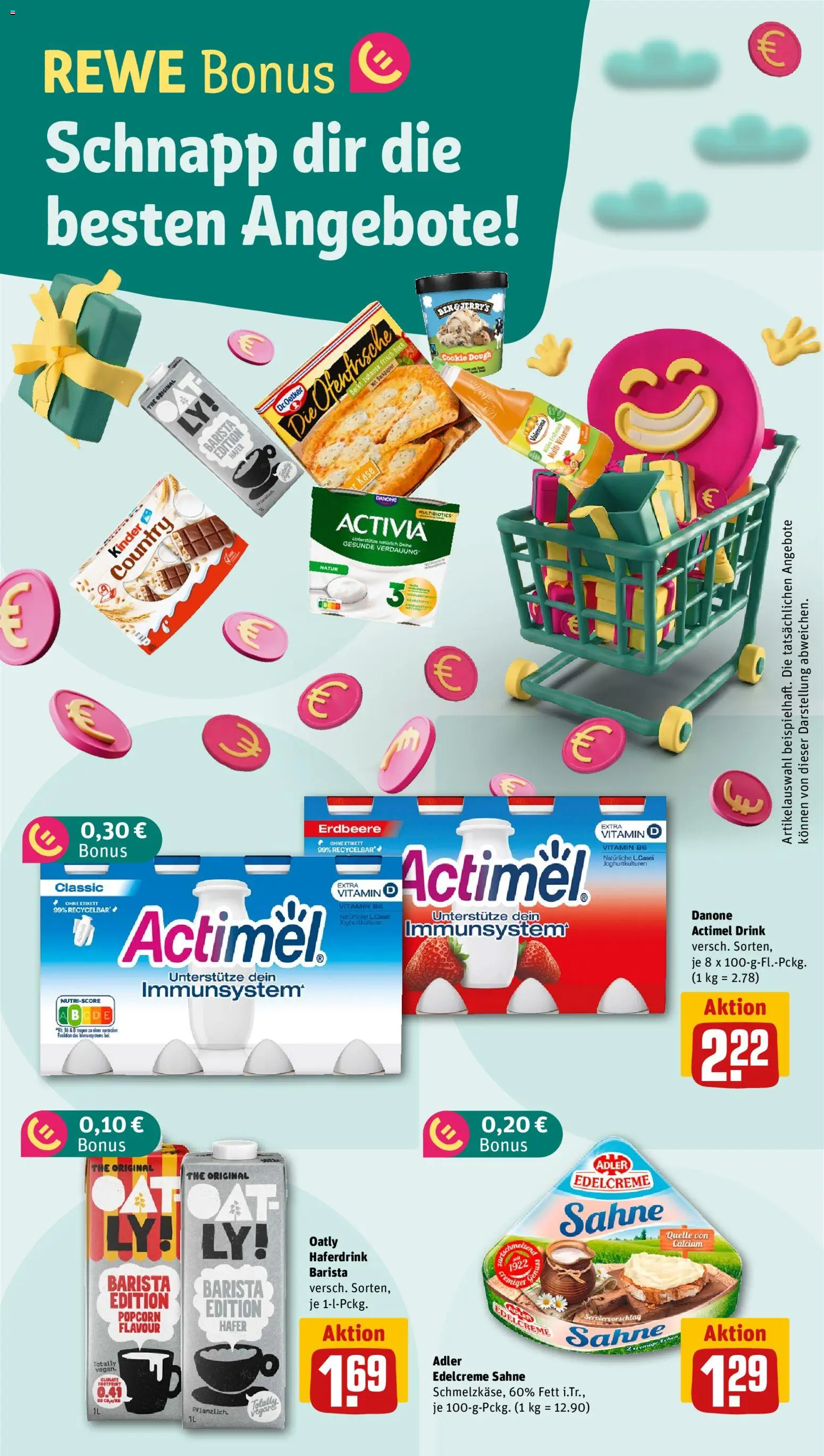 Rewe ihr Kaufpark Prospekt 	 – gültig ab 29.12.2025 | Seite: 4 | Produkte: Activia, Actimel, Käse, Ofenfrische