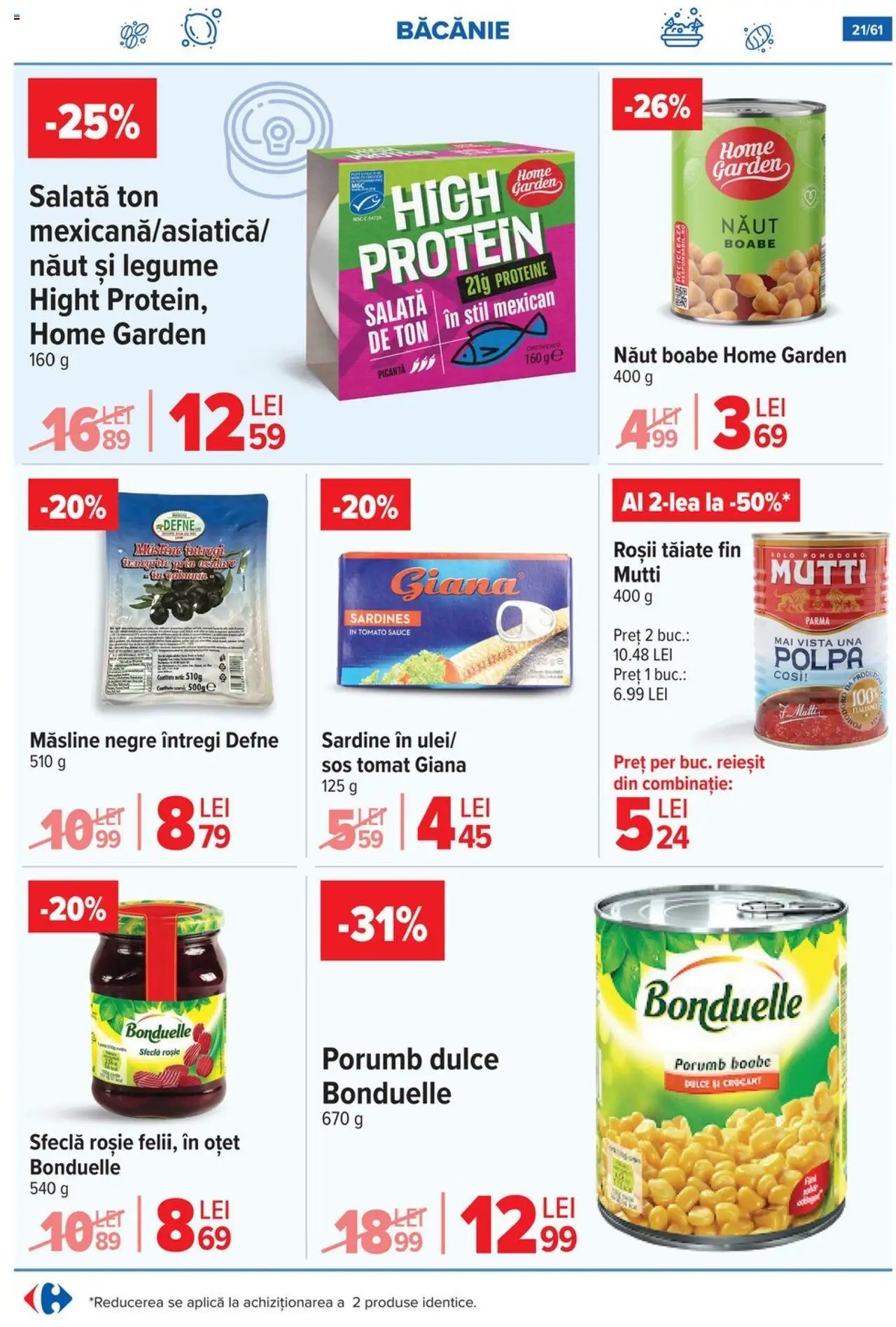 Catalog Carrefour – valabil de la 13.08.2025 | Pagină: 22 | Produse: Hijyenik ped, Măsline, Legume, Sfeclă