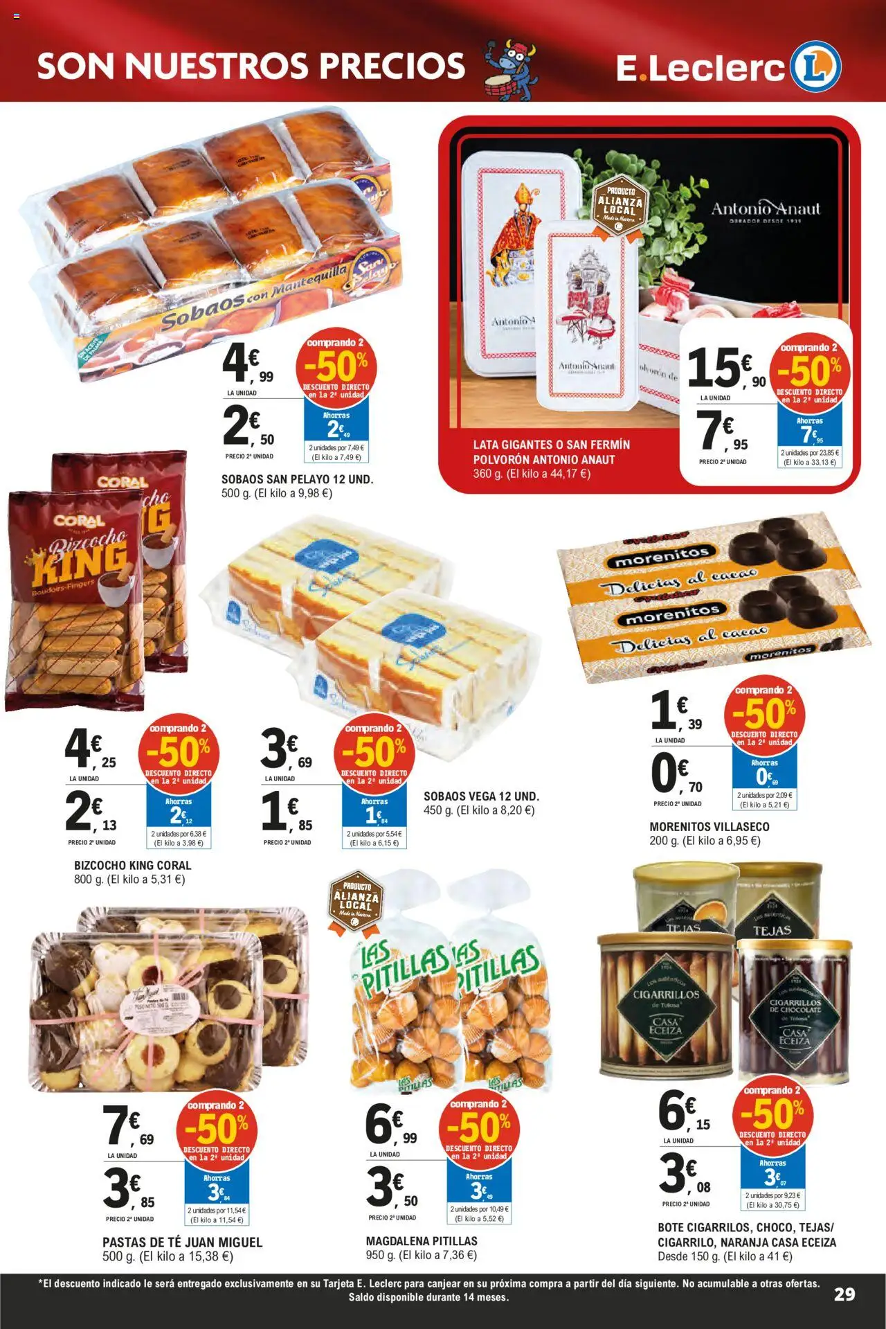 E.Leclerc - Descubre la Calidad y Frescura  │ válido desde el 18.06.2025 | Página: 29 | Productos: Aceite, Chocolate, Συσκευή ροής, Φρυγανιές σικάλεως