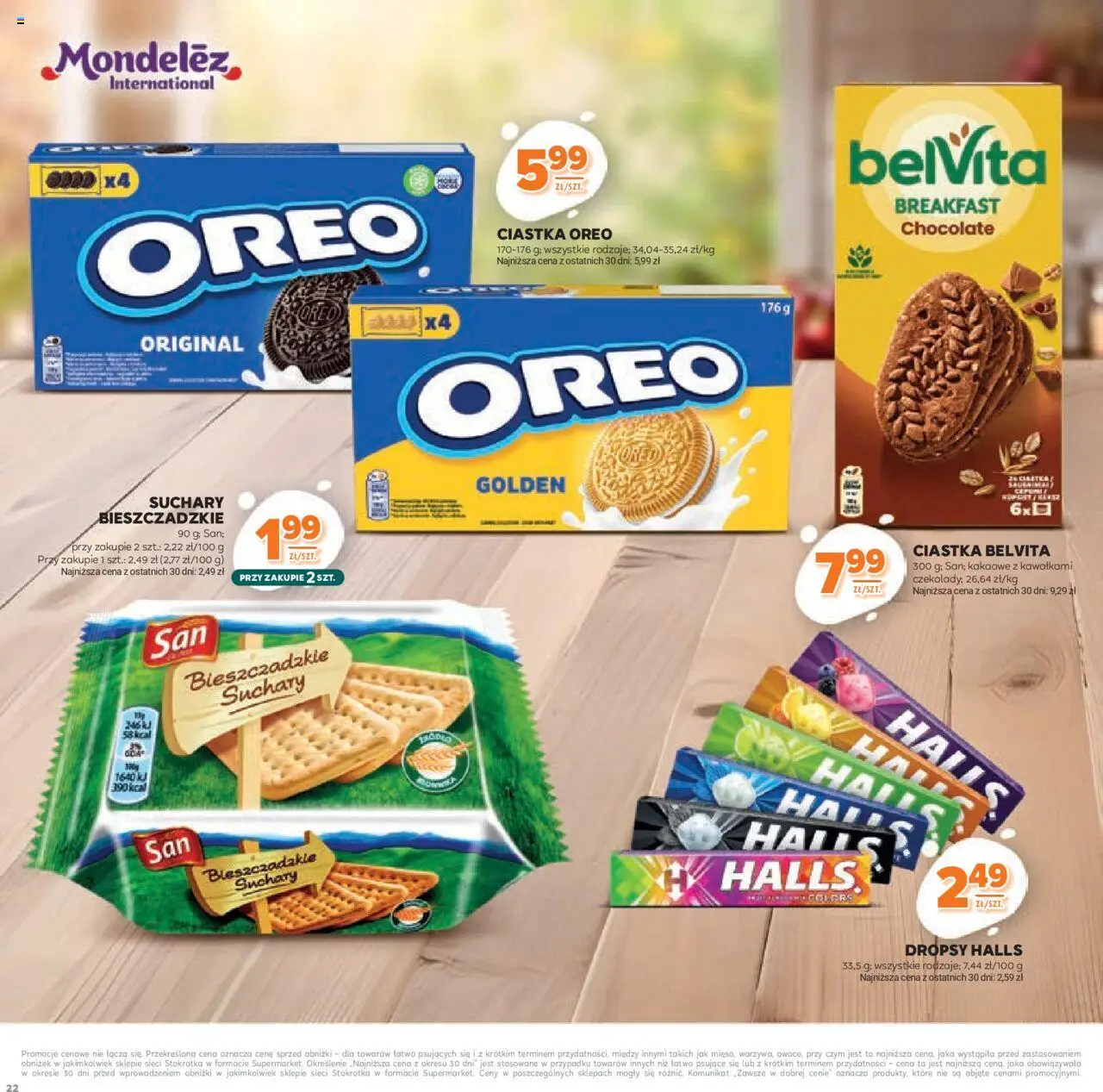 Stokrotka Gazetka - Katalog Kulinarny od 12.06.2025 | Strona: 22 | Produkty: Czekolady, Belvita, Ciastka belvita, Ciastka