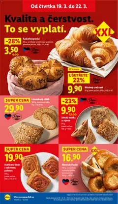 Náhled letáku Lámankový chléb, 500 g, vícezrnný chléb od 19.03.2026 | Strana: 14