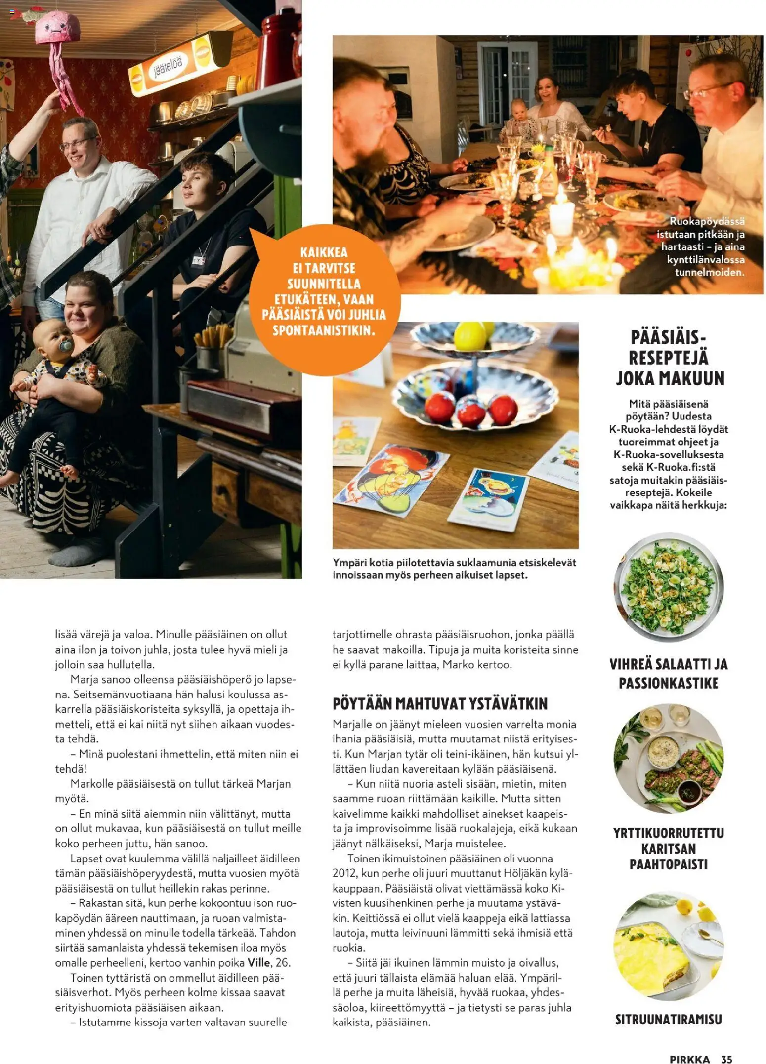 K-Supermarket - Pirkka – voimassa 25.03.2026 alkaen | Sivu: 35 | Tuotteet: Voi, Salaatti