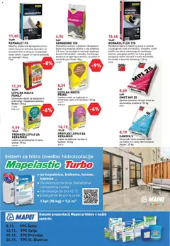 Inpos katalog akcije – veljaven od 13.11.2025 | Stran: 21 | Izdelki: Lepilo, Cement
