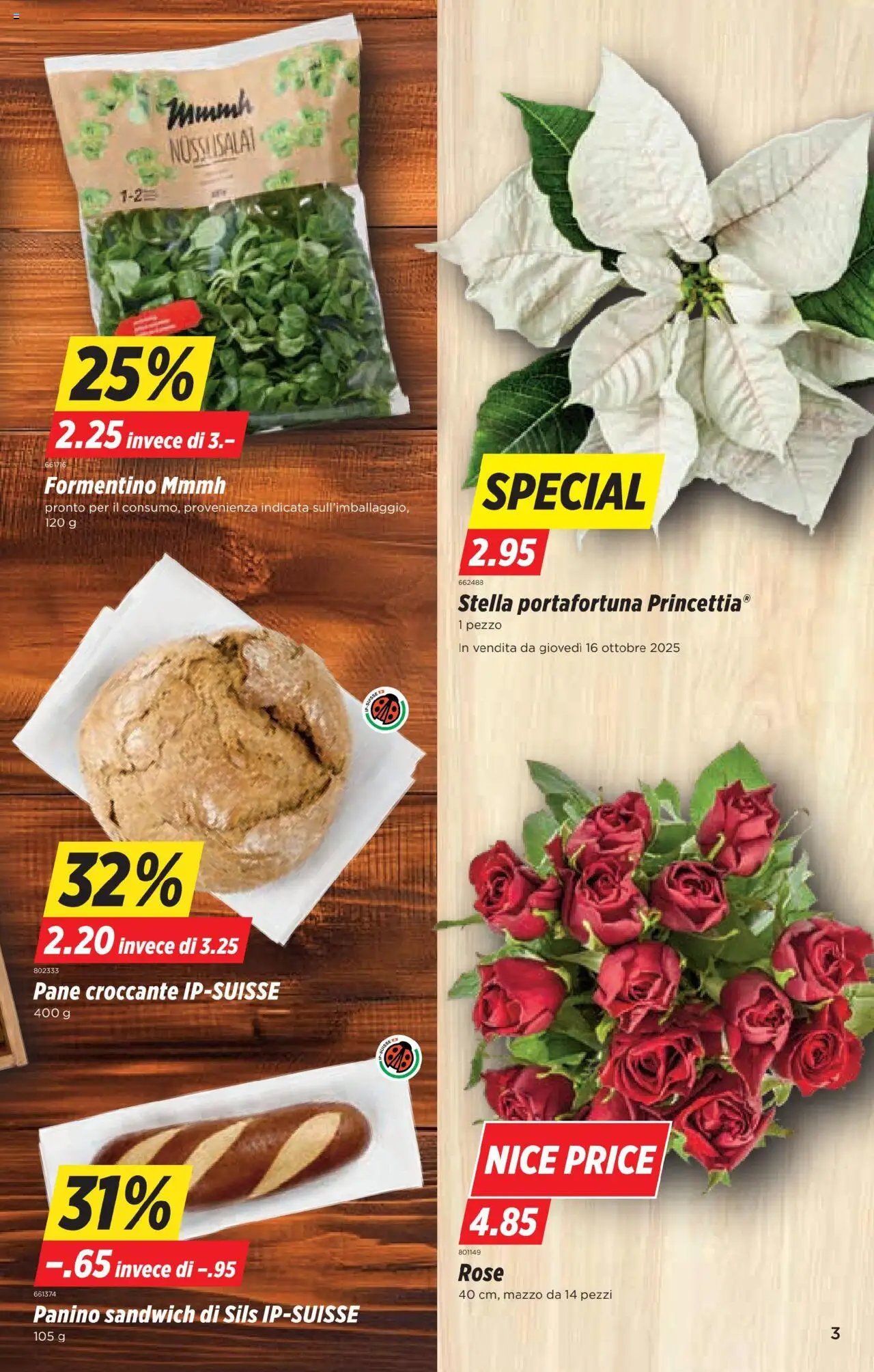 Denner Aktionen IT – gültig ab 14.10.2025 | Seite: 3 | Produkte: Pane