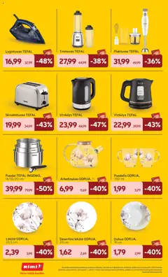 Rimi leidinys│galioja nuo 08.07.2025 | Puslapis: 6 | Prekių: Puodelis, Plaktuvas, Virdulys, Lygintuvas