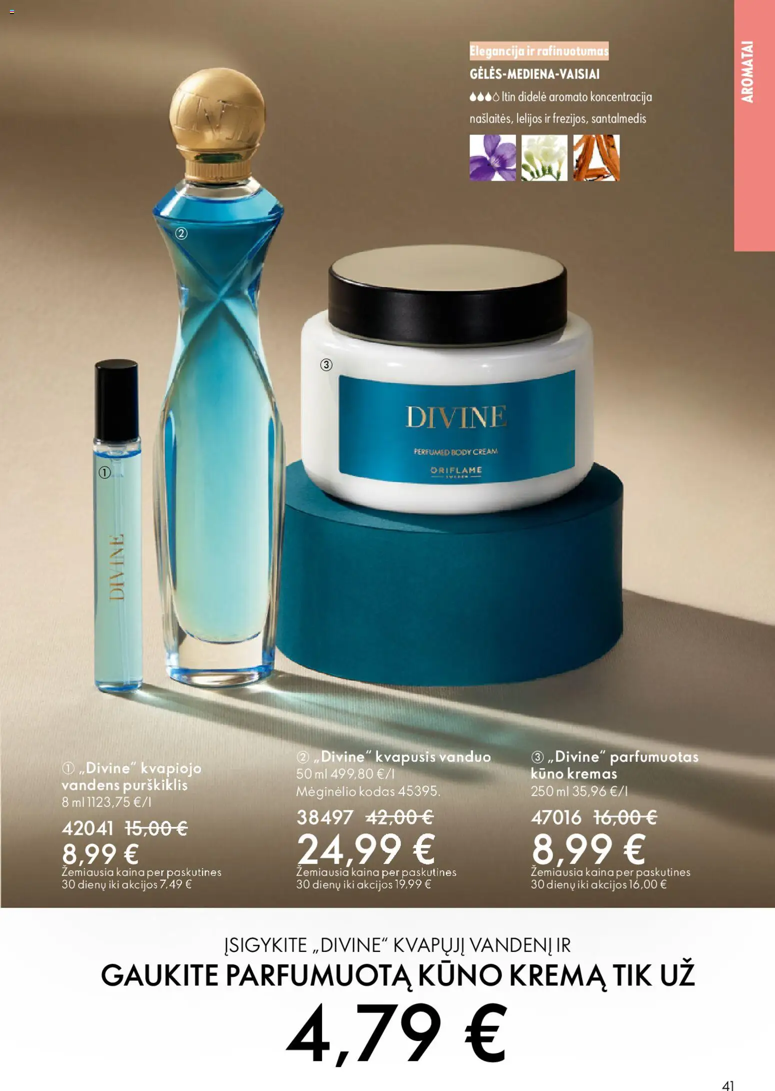 Oriflame akcijos nuo 11.03.2026 | Puslapis: 41 | Prekių: Kvapusis vanduo, Kremas, Kūno kremas