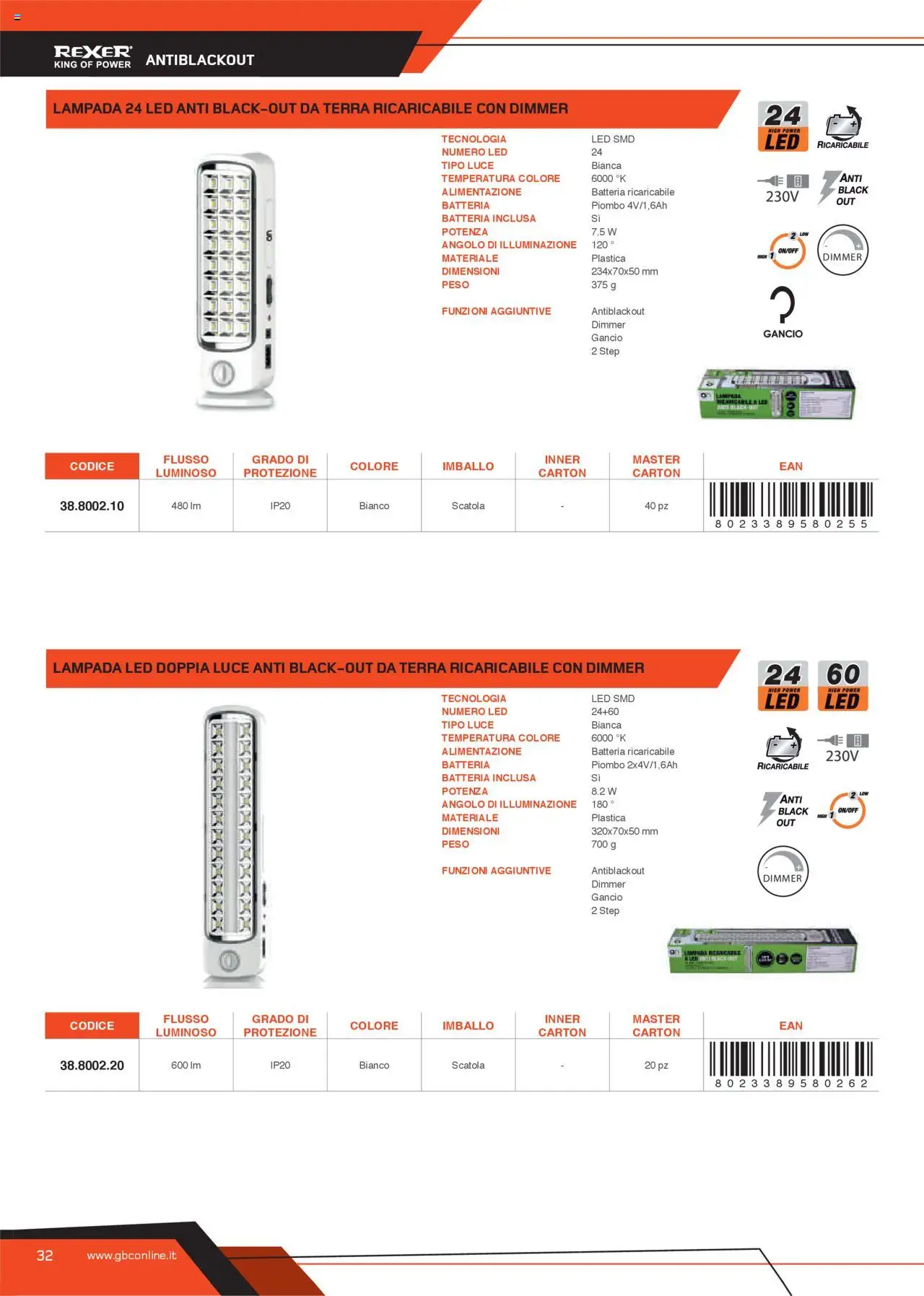 Volantino GBC del 31.05.2025 | Pagina: 32 | Prodotti: Scatola, Batteria, Lampada, Terra