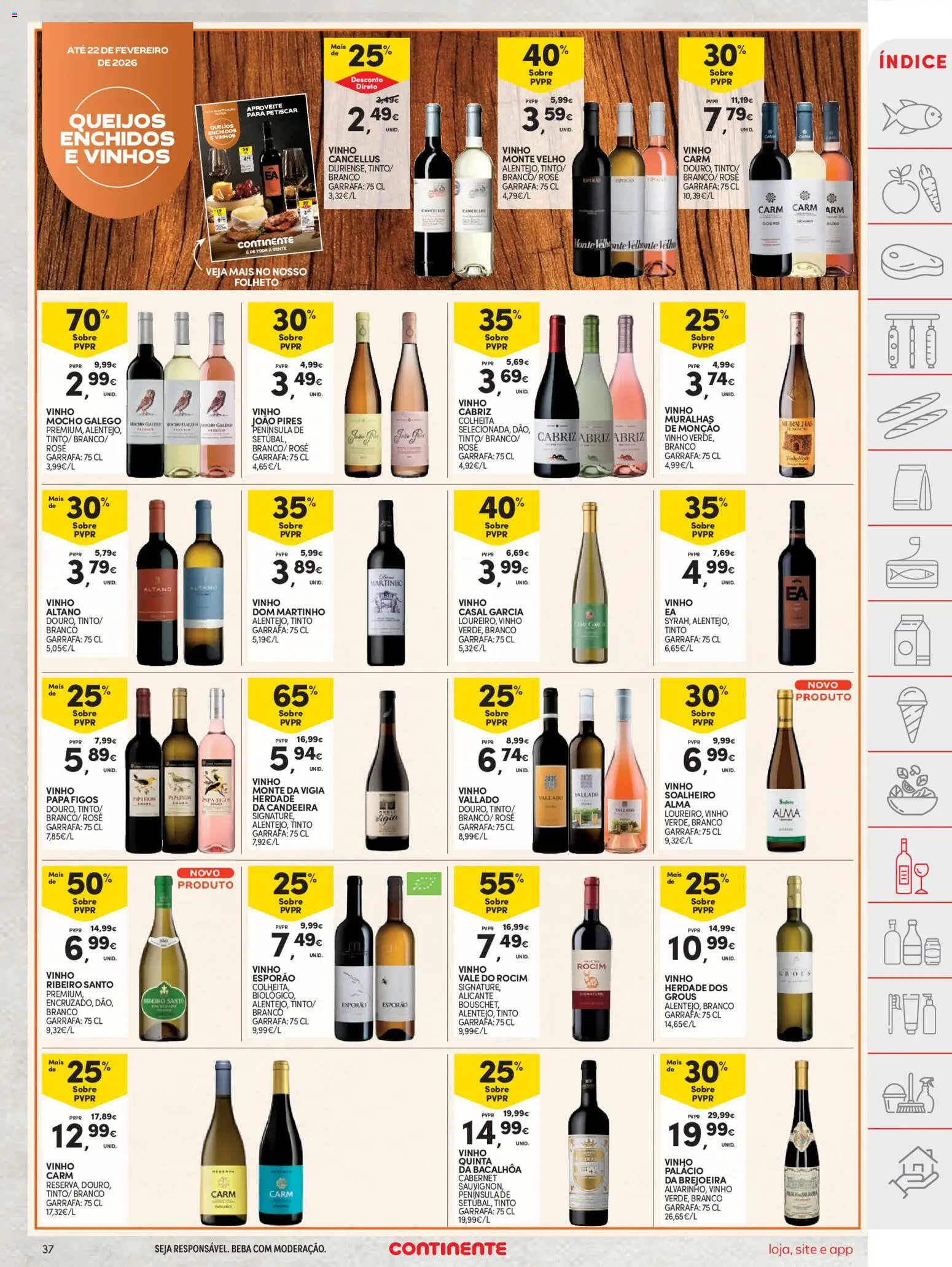 Continente folheto │ válido de 17.02.2026 | Página: 37 | Produtos: Vinho