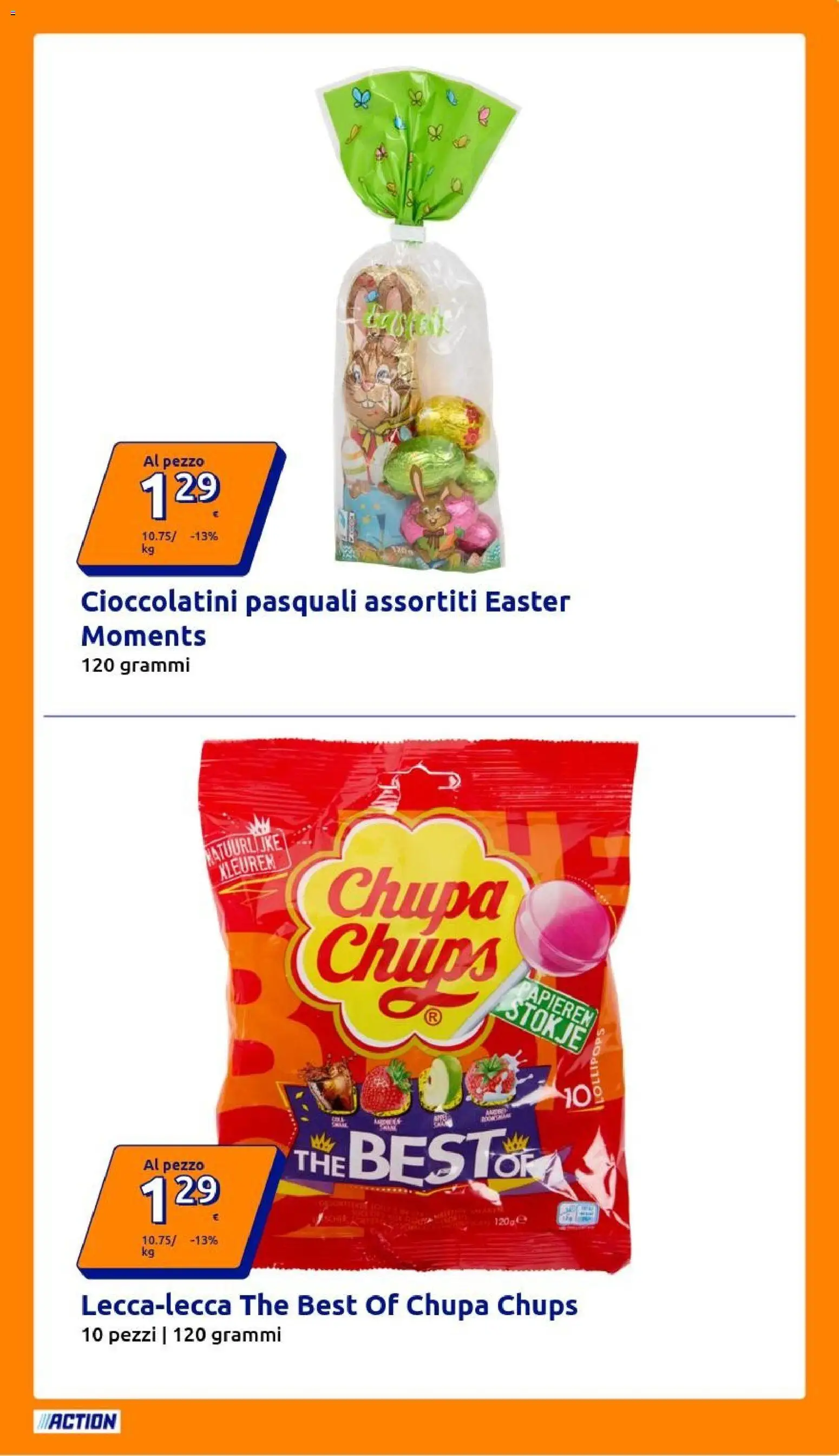 Volantino Action del 01.04.2026 | Pagina: 11 | Prodotti: The, Cioccolatini