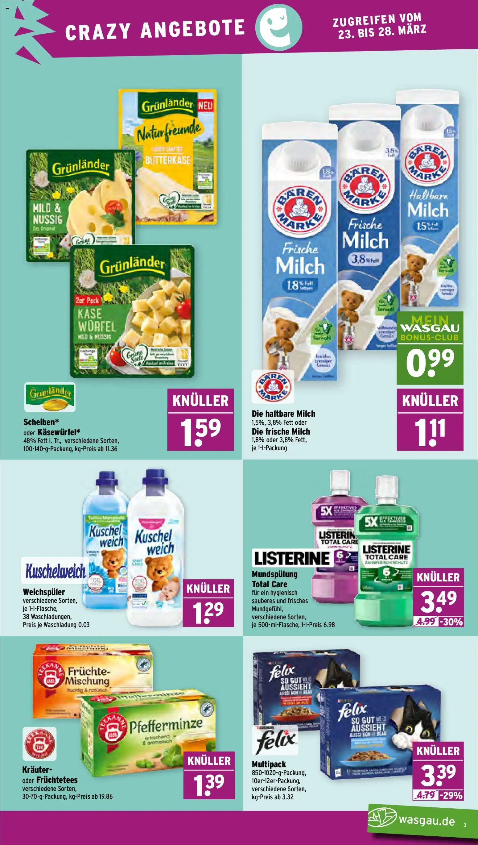Wasgau Prospekt 	 – gültig ab 23.03.2026 | Seite: 3
