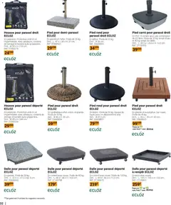 Gamm vert - Prévisualisation de Gamm vert - Catalogue plein air  valide à partir de 18.03.2026 | Page: 32 | Produits: Poids, Parasol déporté, Parasol