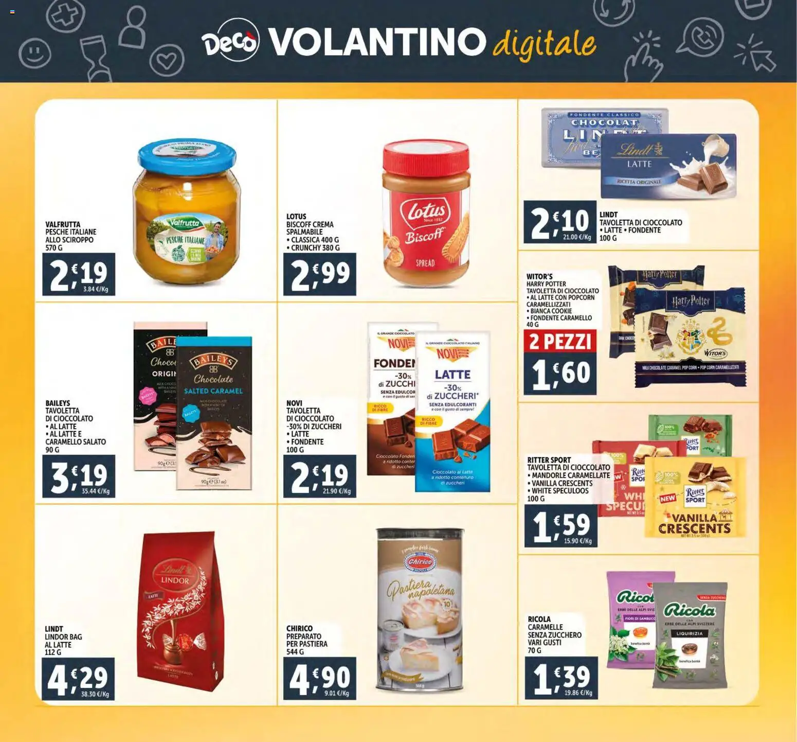 Volantino Decò del 15.12.2025 | Pagina: 39 | Prodotti: Crema, Cioccolato, Caramelle, Latte