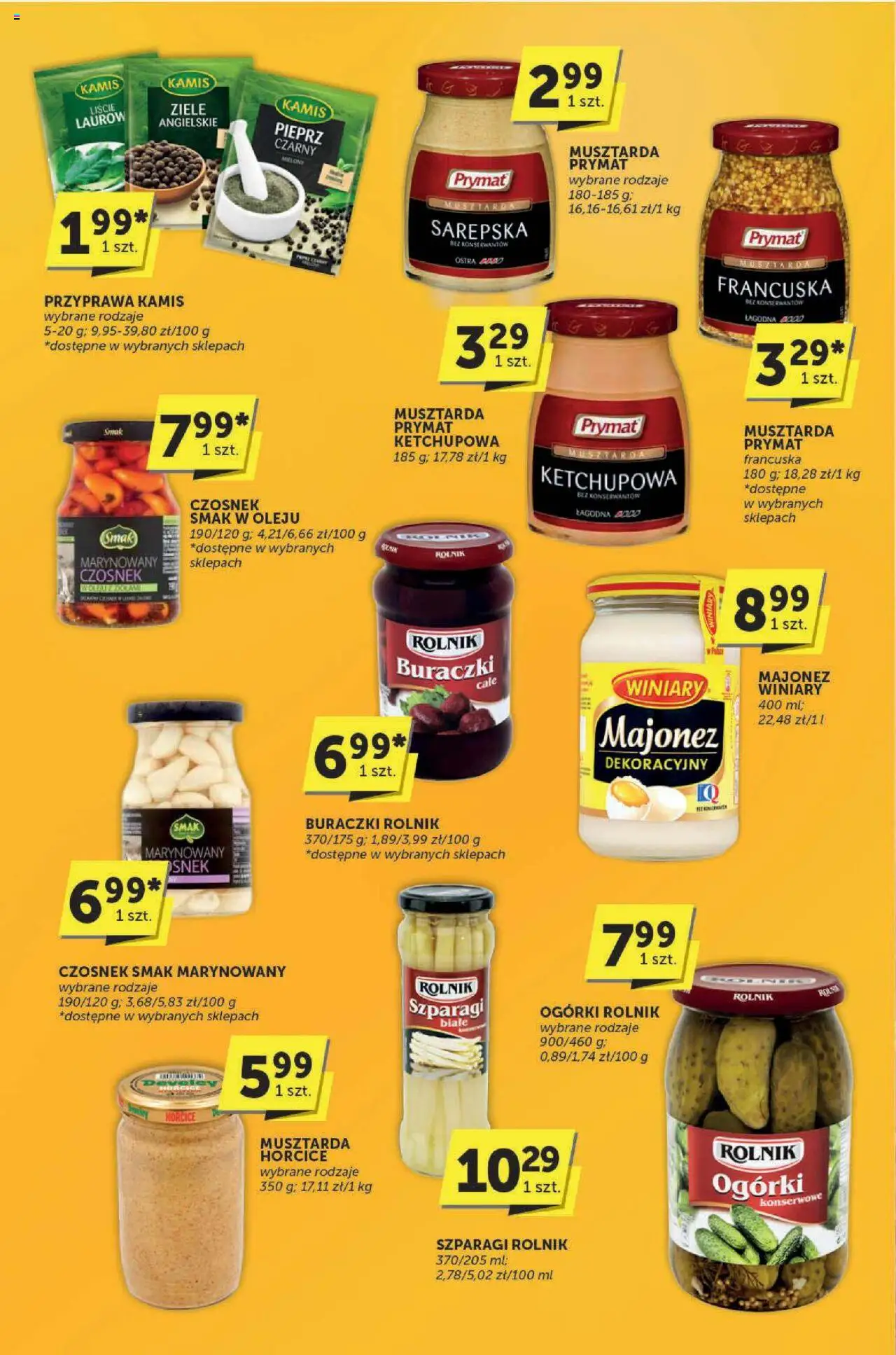 ABC Gazetka - Katalog od 04.09.2025 | Strona: 12 | Produkty: Czosnek, Musztarda francuska, Musztarda, Majonez