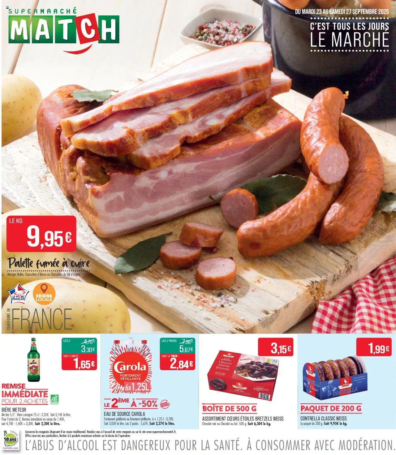  | Page: 1 | Produits: Chocolat, Bière, Porc, Bretzels