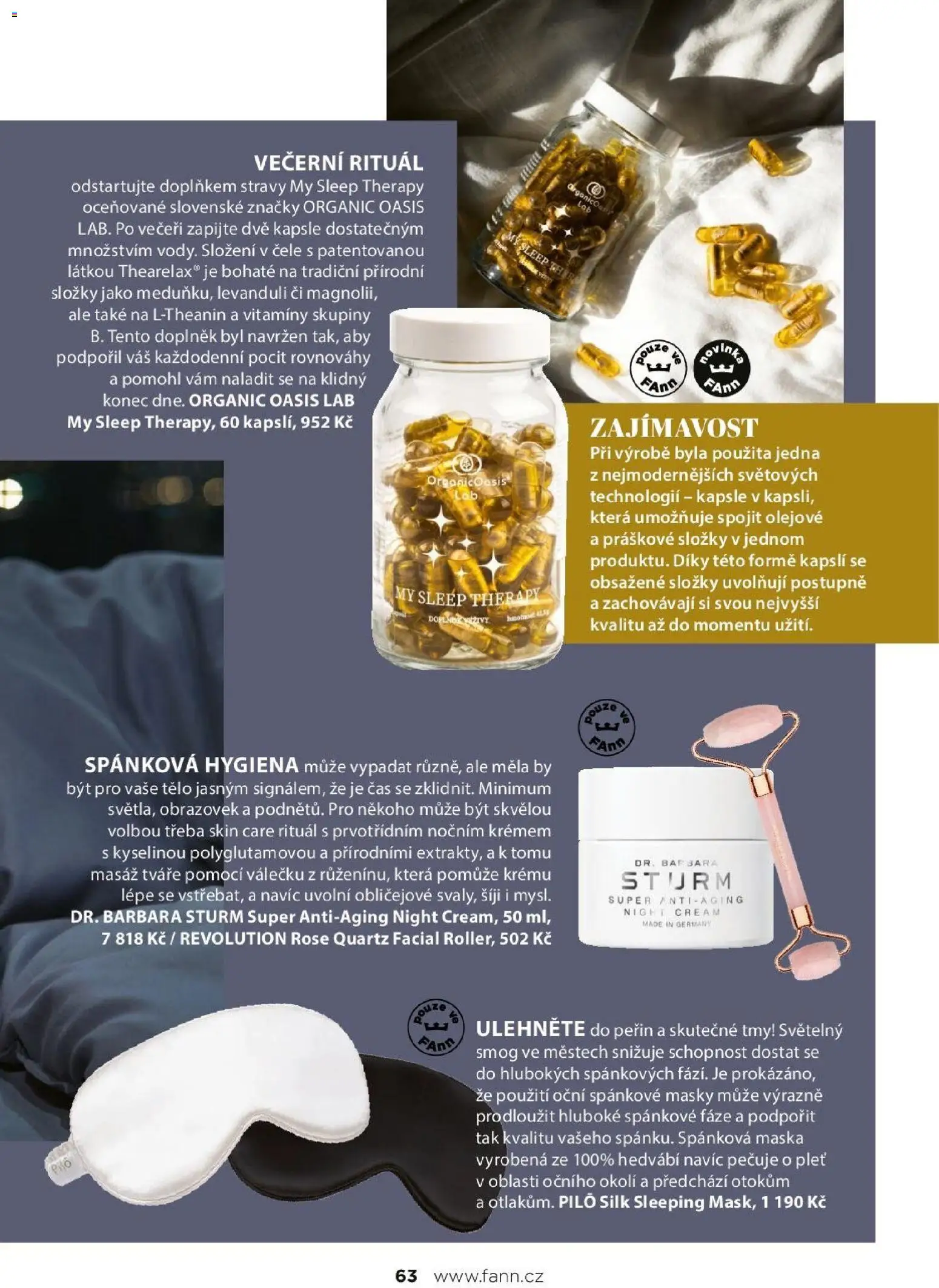 FAnn parfumerie katalog Jaro 2025 od 24.02.2026 | Strana: 63 | Produkty: Kapsle, Vitamíny, Maska