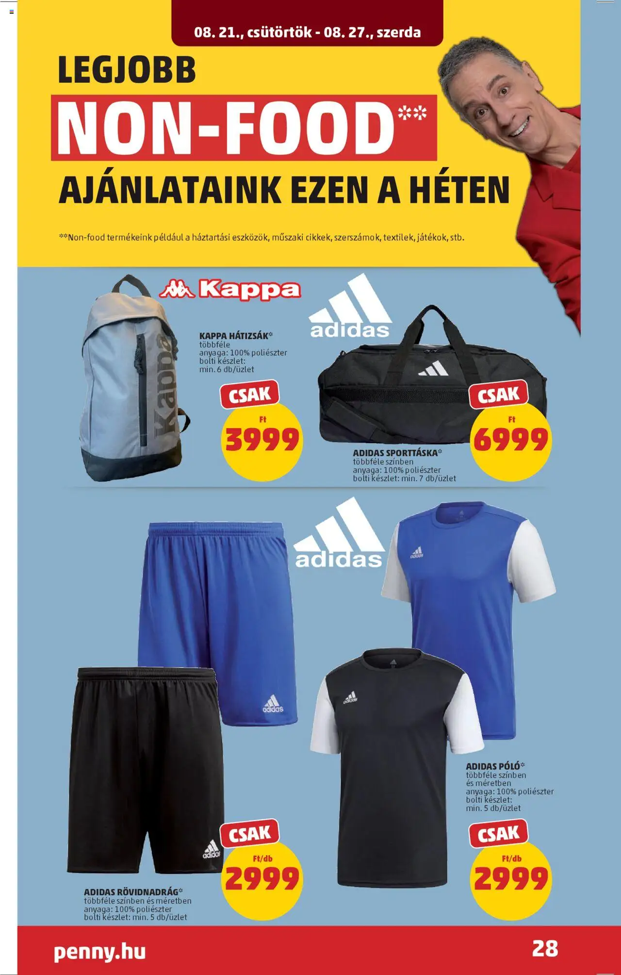 PENNY akciós ujság - amely érvényes a következő dátumtól: 21.08.2025 | Oldal: 32 | Termékek: Hátizsák