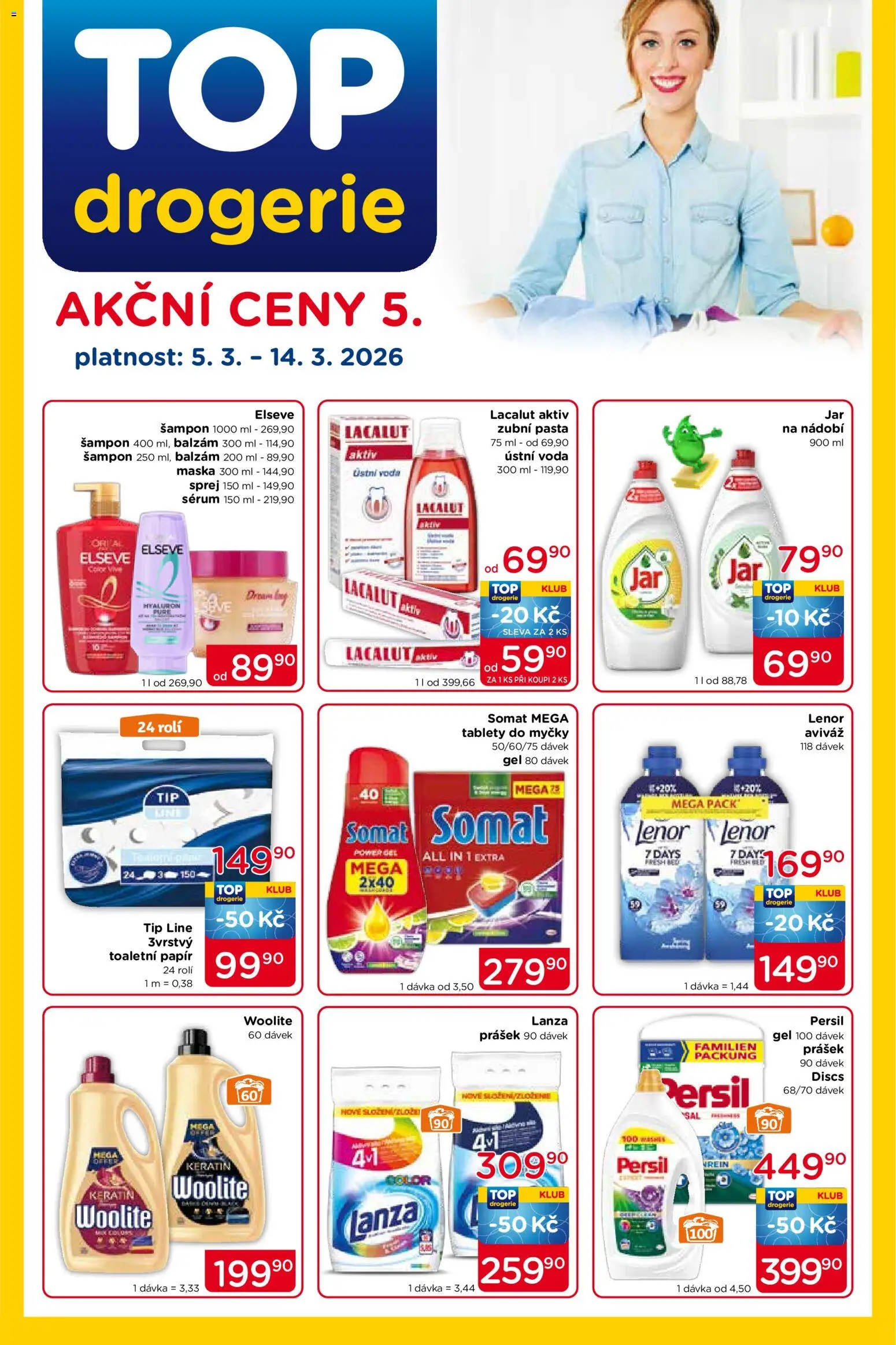 Top drogerie leták od 05.03.2026 | Strana: 1