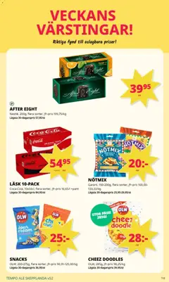 Tempo - erbjudanden - Förhandsvisning av reklamblad från butik Tempo aktuell från 22.12.2025 | Sida: 7 | Produkter: Coca cola