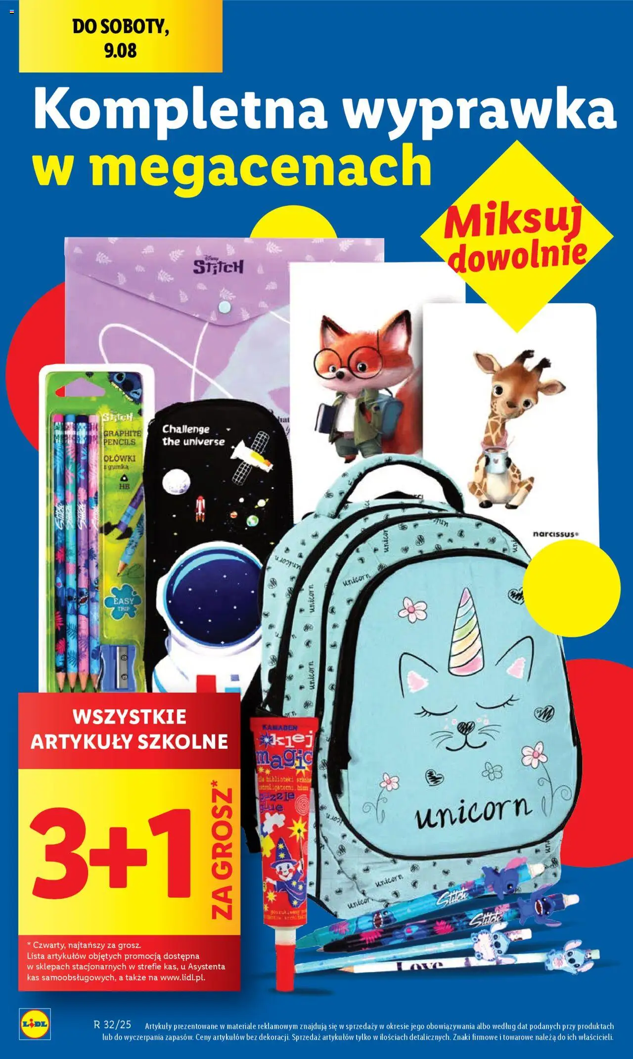 Lidl Gazetka od 07.08.2025 | Strona: 16 | Produkty: Artykuły szkolne