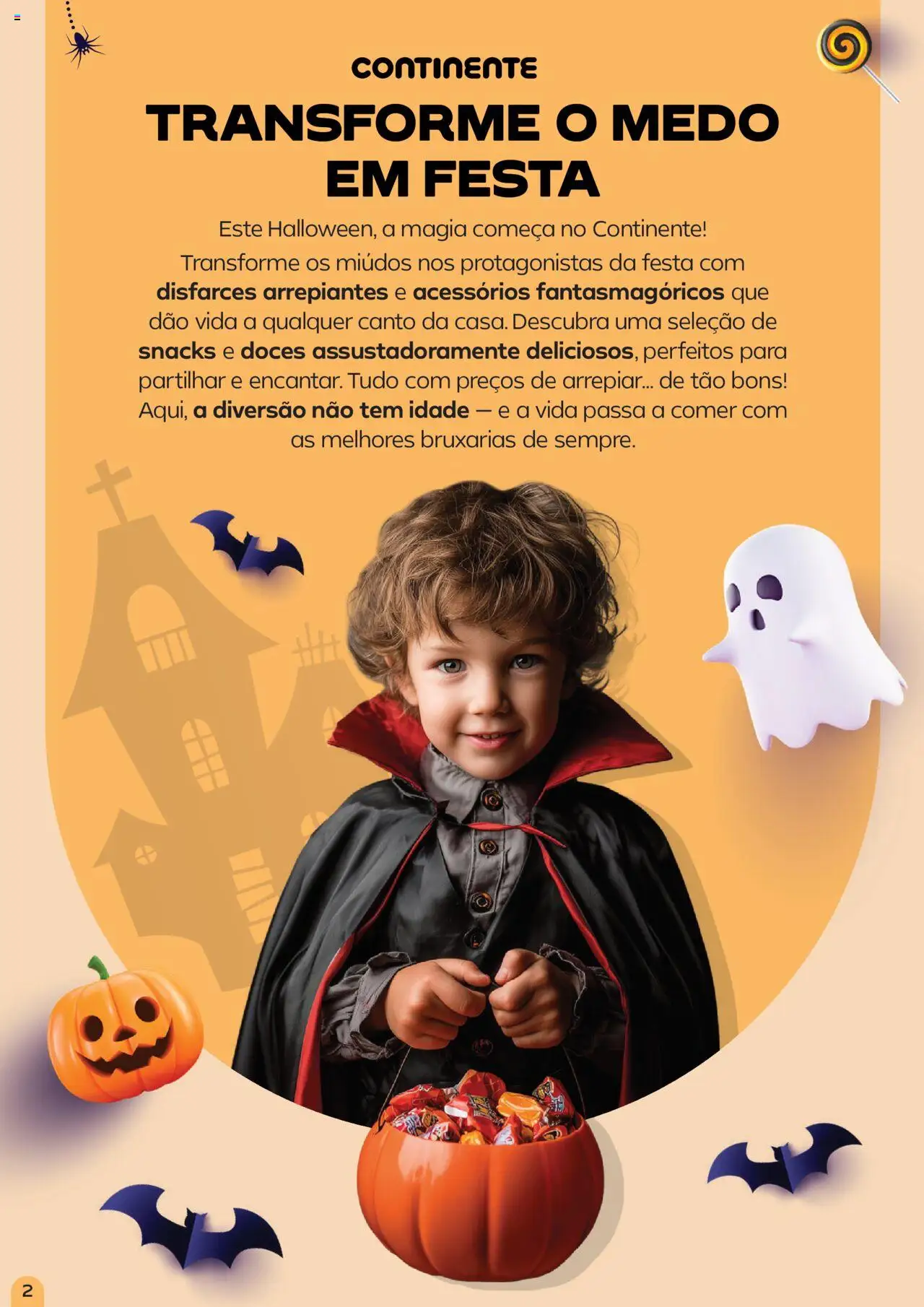 Continente - Halloween │ válido de 07.10.2025 | Página: 2 | Produtos: Doces