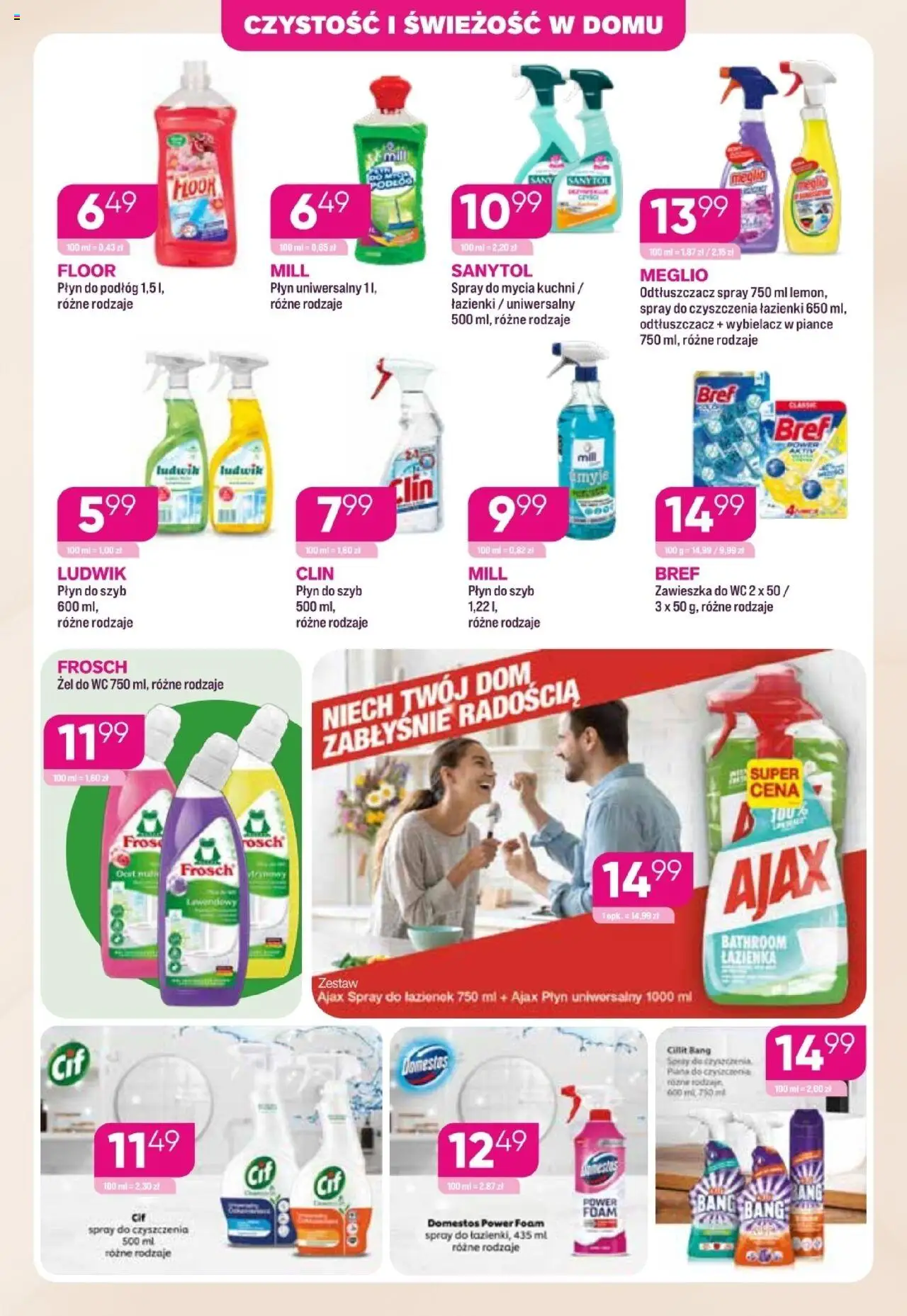 Koliber Gazetka od 08.08.2025 | Strona: 7 | Produkty: Meglio, Domestos