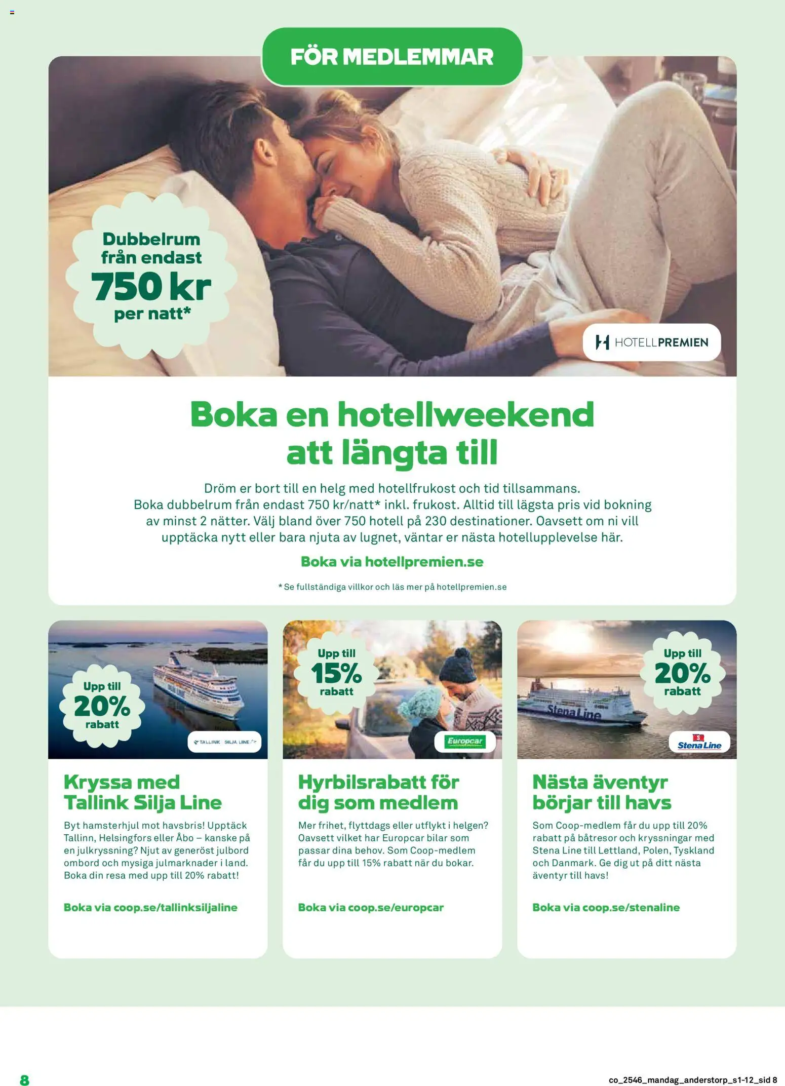 Coop reklamblad aktuell från 10.11.2025 | Sida: 8 | Produkter: Vantar