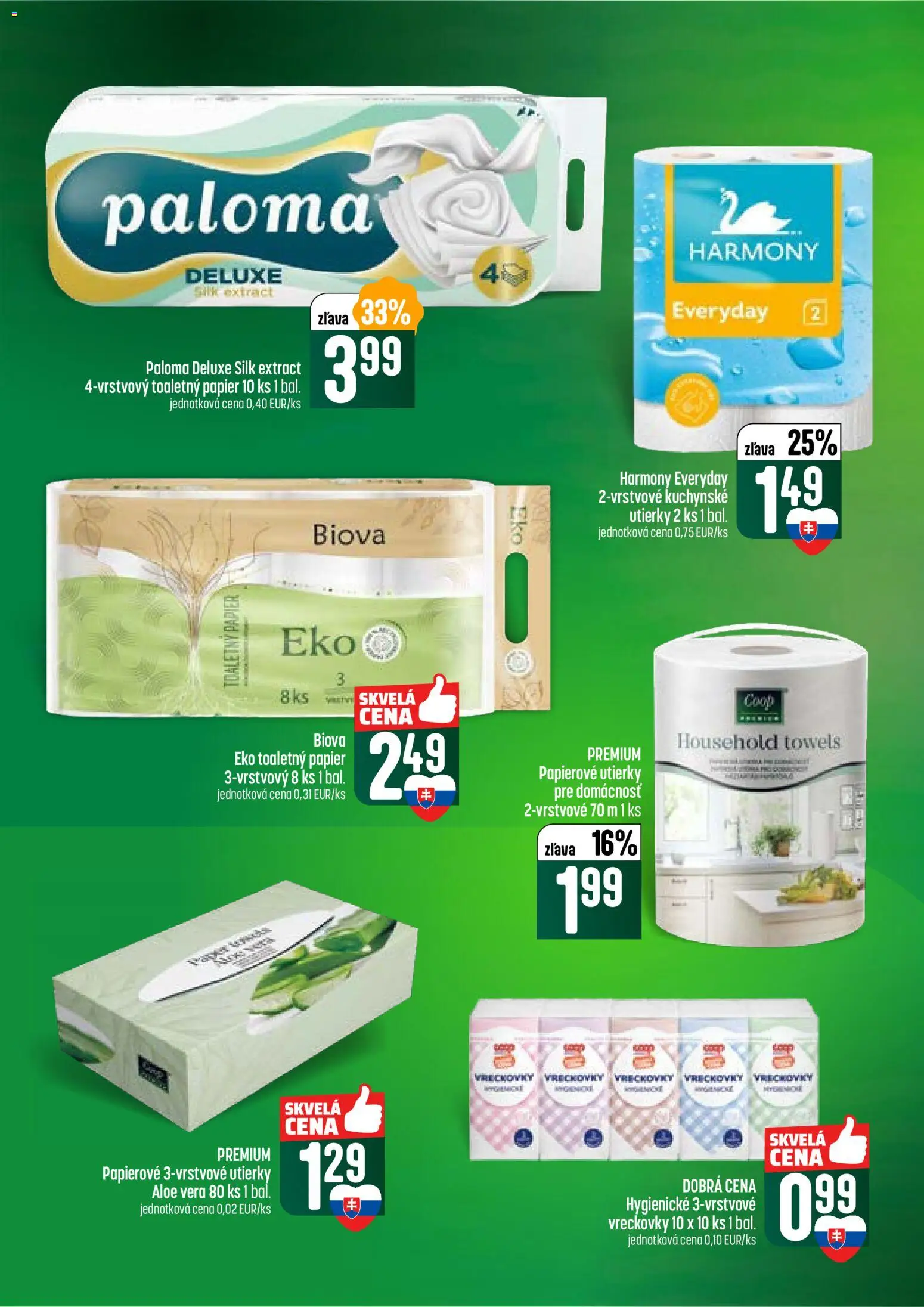 Nové COOP Jednota akcie – leták je platný od 15.01.2026 | Strana: 56 | Produkty: Toaletný papier