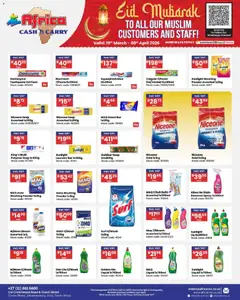 Africa Cash & Carry specials catalogue – valid from 19.03.2026 | Page: 11 | Products: Bleach, Powder, Stock, Washing powder