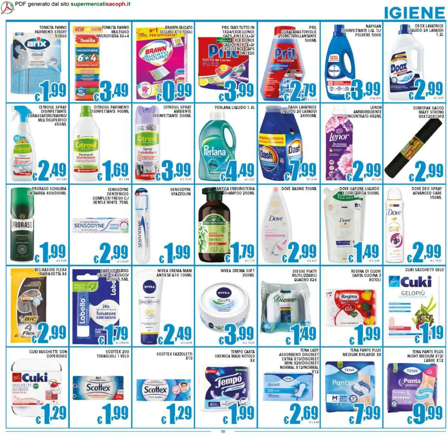Volantino Sacoph del 04.02.2026 | Pagina: 19