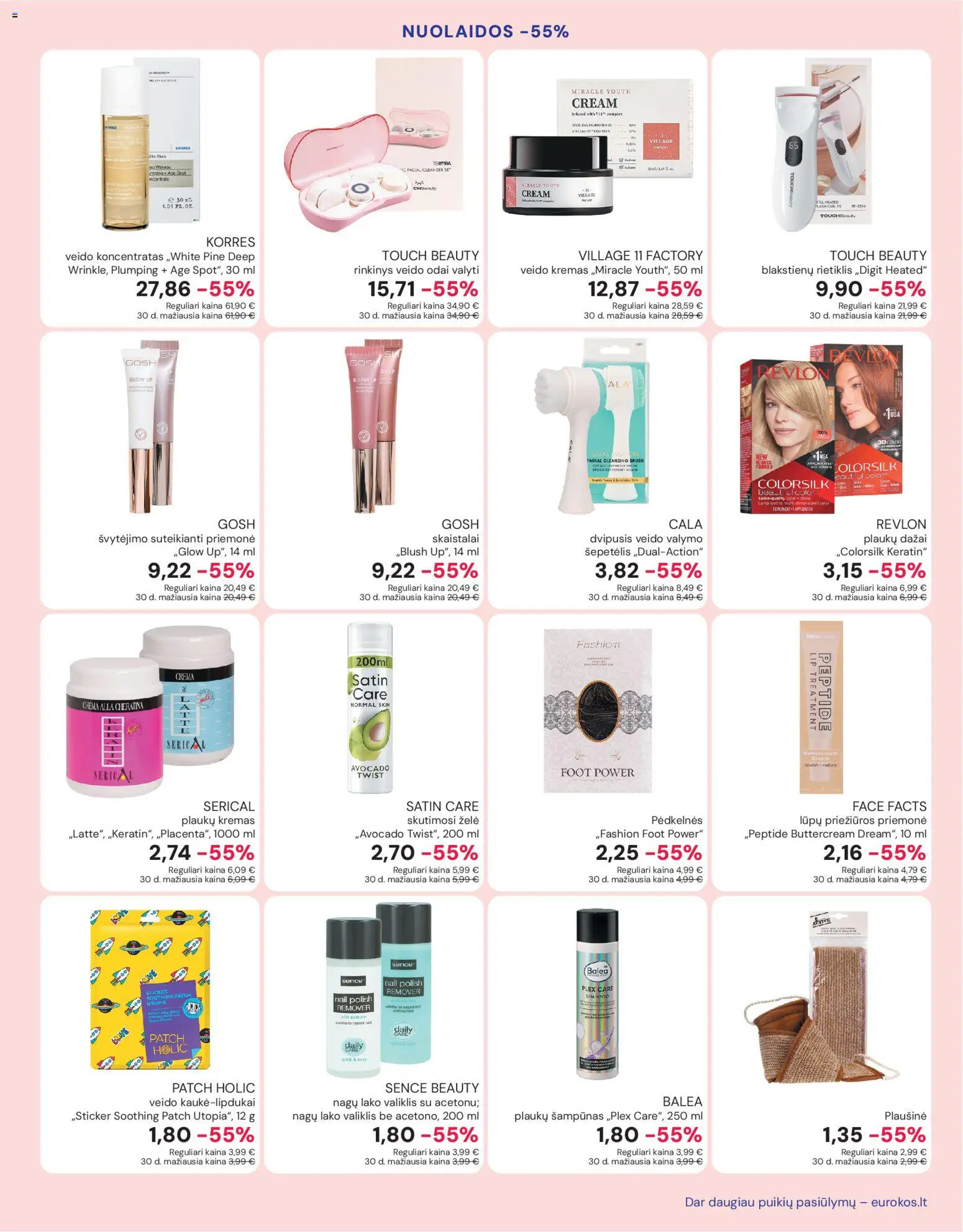 Eurokos akcijos nuo 02.01.2026 | Puslapis: 5 | Prekių: Pėdkelnės, Skaistalai, Šampūnas, Plaukų dažai
