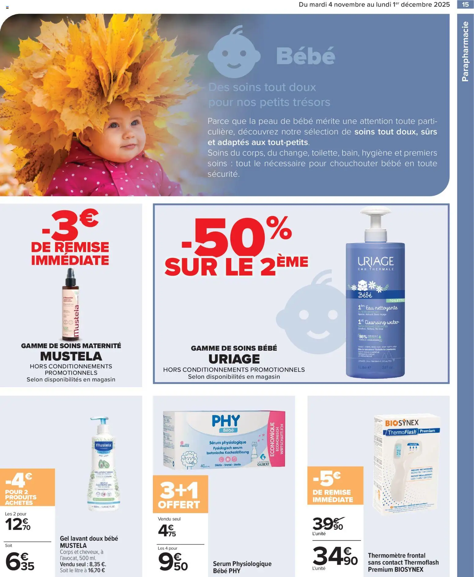 {H1} | Page: 15 | Produits: Serum, Thermomètre, Eau thermale