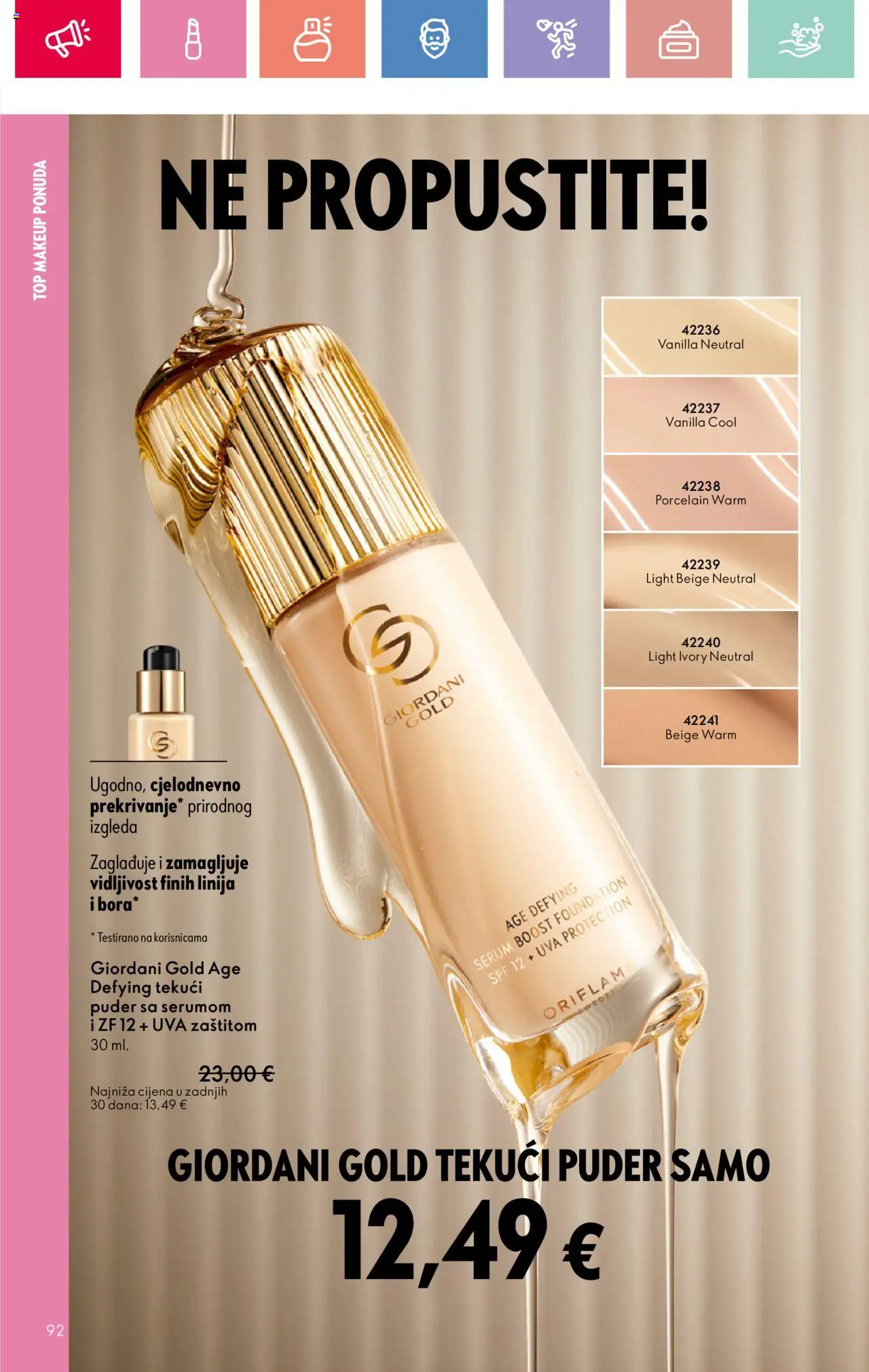 Oriflame katalog | vrijedi od 03.08.2025 | Stranica: 92 | Proizvodi: Puder