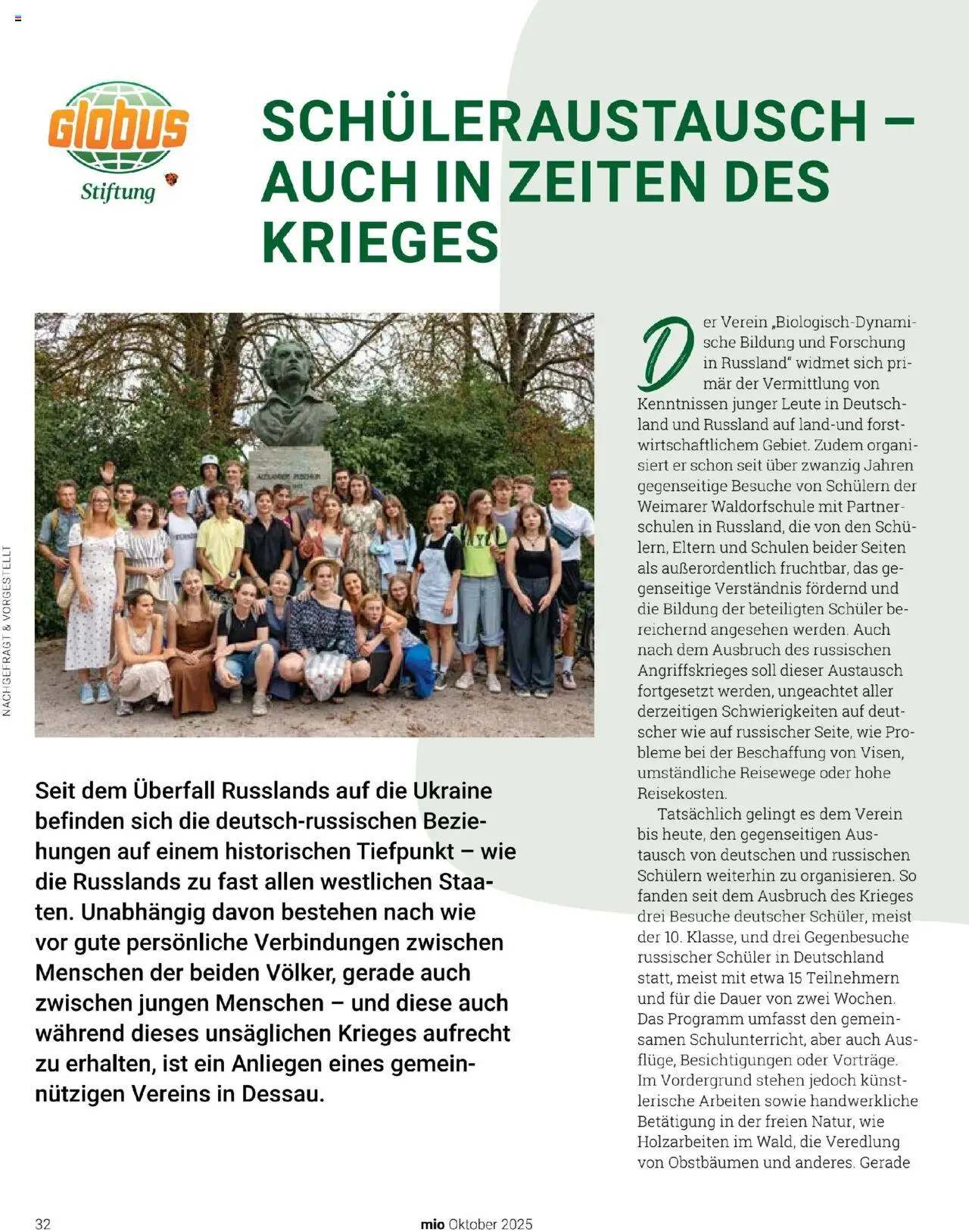 Globus Mio Magazin – gültig ab 01.10.2025 | Seite: 32