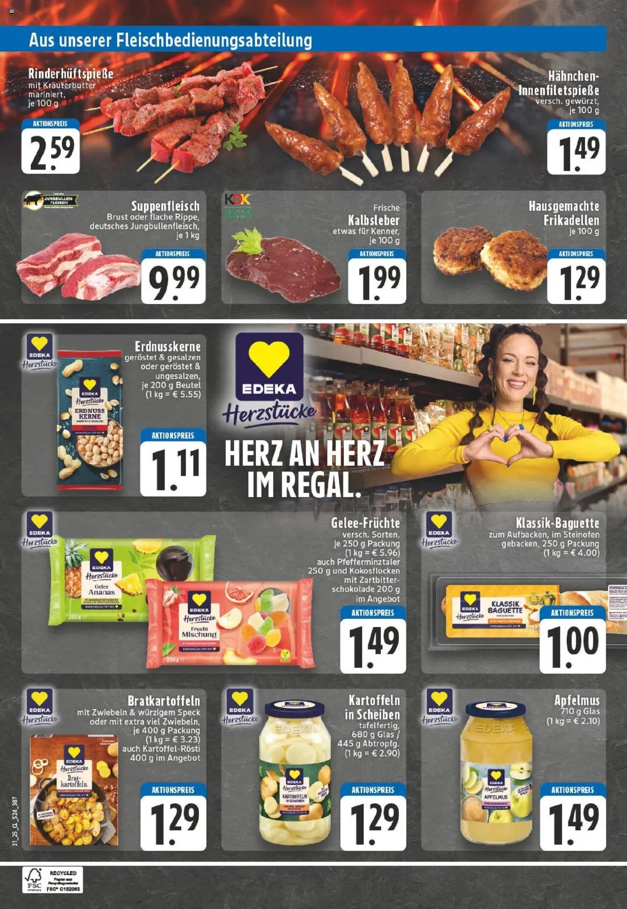 Edeka prospekt Bedburg Hau	 - gültig ab dem 27.07.2025 | Seite: 24 | Produkte: Ananas, Kalbsleber, Kartoffeln, Zwiebeln