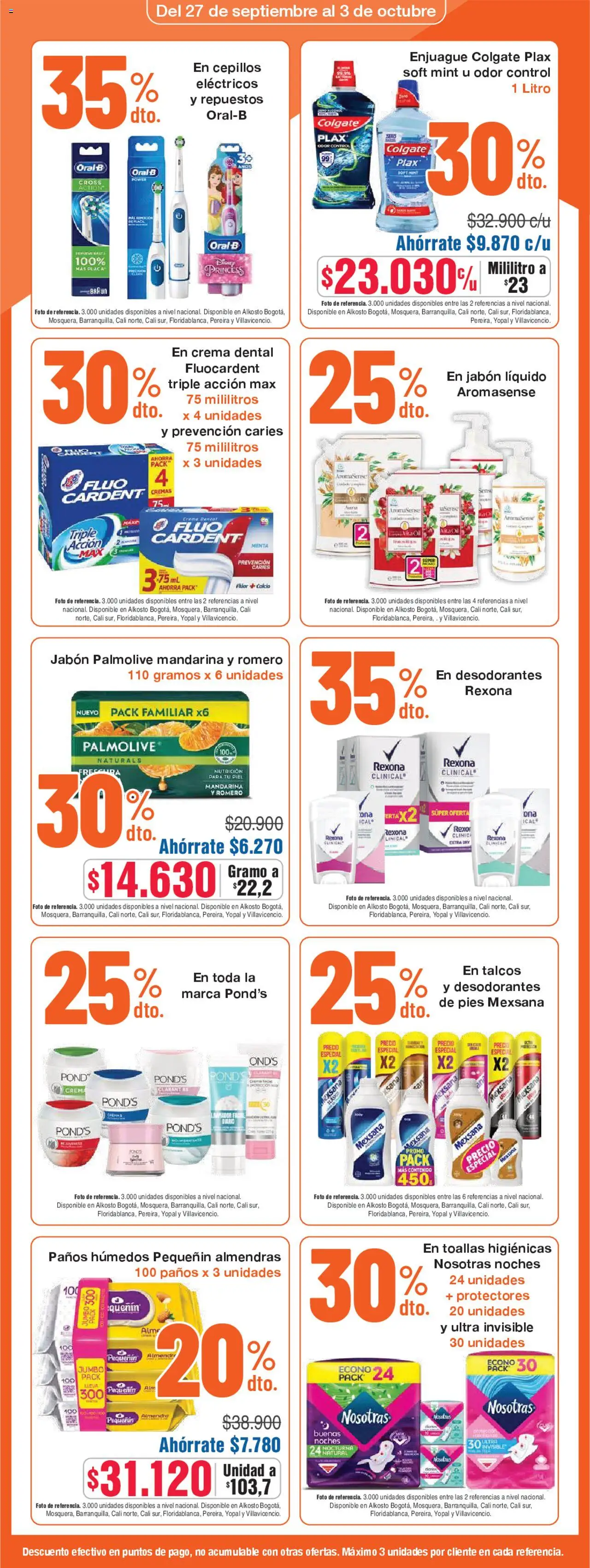 Alkosto folleto │ válido desde el 27.09.2025 | Página: 5 | Productos: Jabón, Crema, Jabón líquido