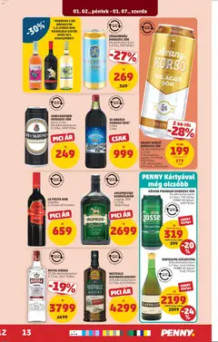 GÖSSER PREMIUM DOBOZOS SÖR, 5% alkoholtartalom, 0,5 liter, 798 Ft/liter, PENNY Kártyával: 638 Ft/liter - amely érvényes a következő dátumtól: 02.01.2026 | Oldal: 17