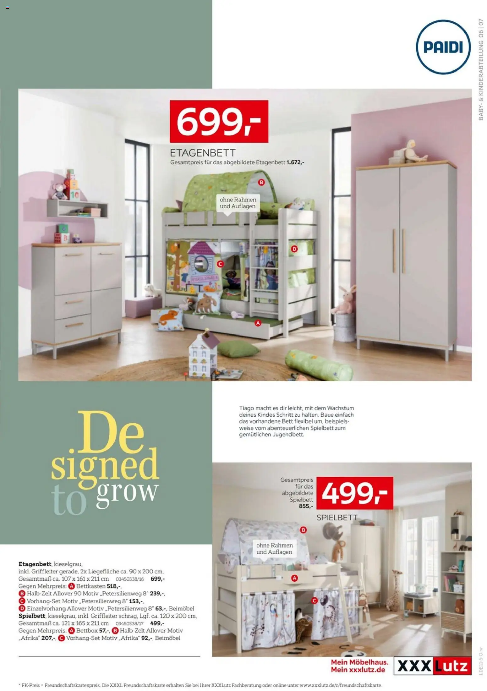 XXXL Lutz - PAIDI Spezial – gültig ab 09.11.2025 | Seite: 7 | Produkte: Bett