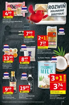 Pogląd oferty "Auchan Gazetka - 30 Lat Hipermarket" - ważna od 29.01.2026 | Strona: 7 | Produkty: Mak, Bekon, Makaron ryżowy, Sos