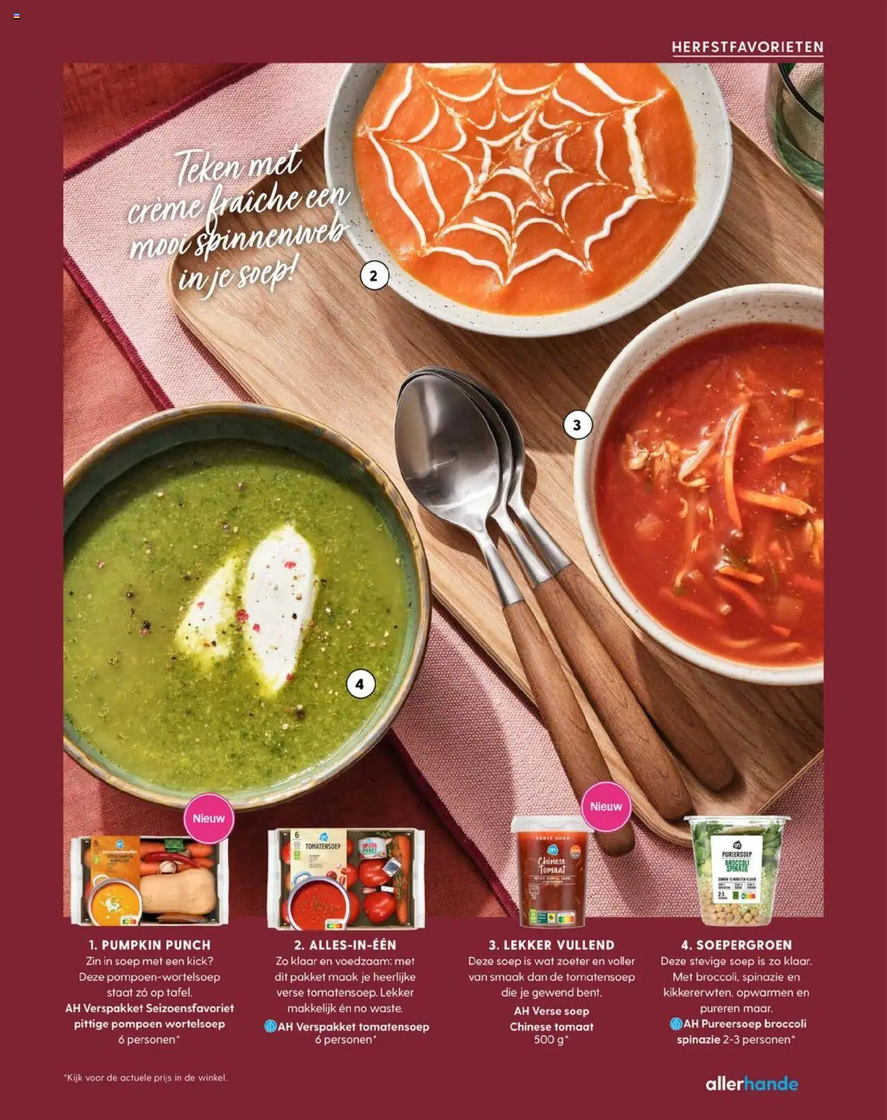 {H1} | Pagina: 65 | Producten: Spinazie, Tomaat, Broccoli, Crème