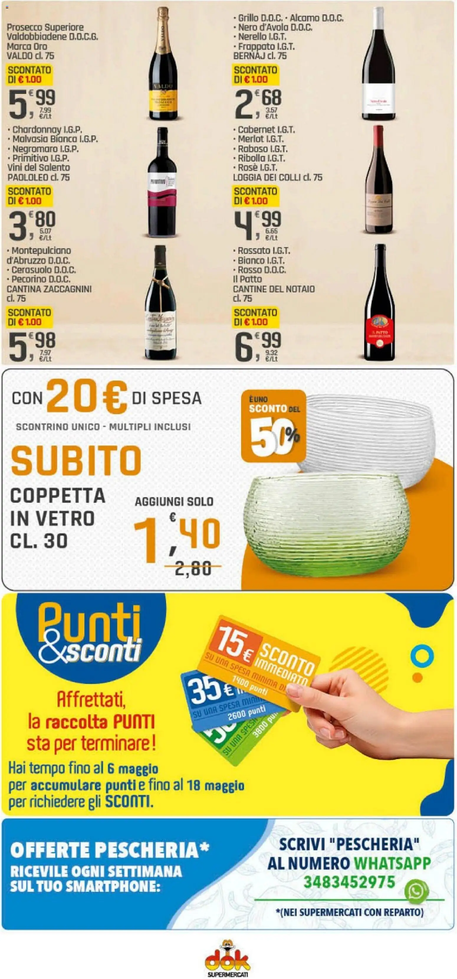 Volantino DOK del 20.04.2026 | Pagina: 13 | Prodotti: Prosecco, Smartphone, Pecorino