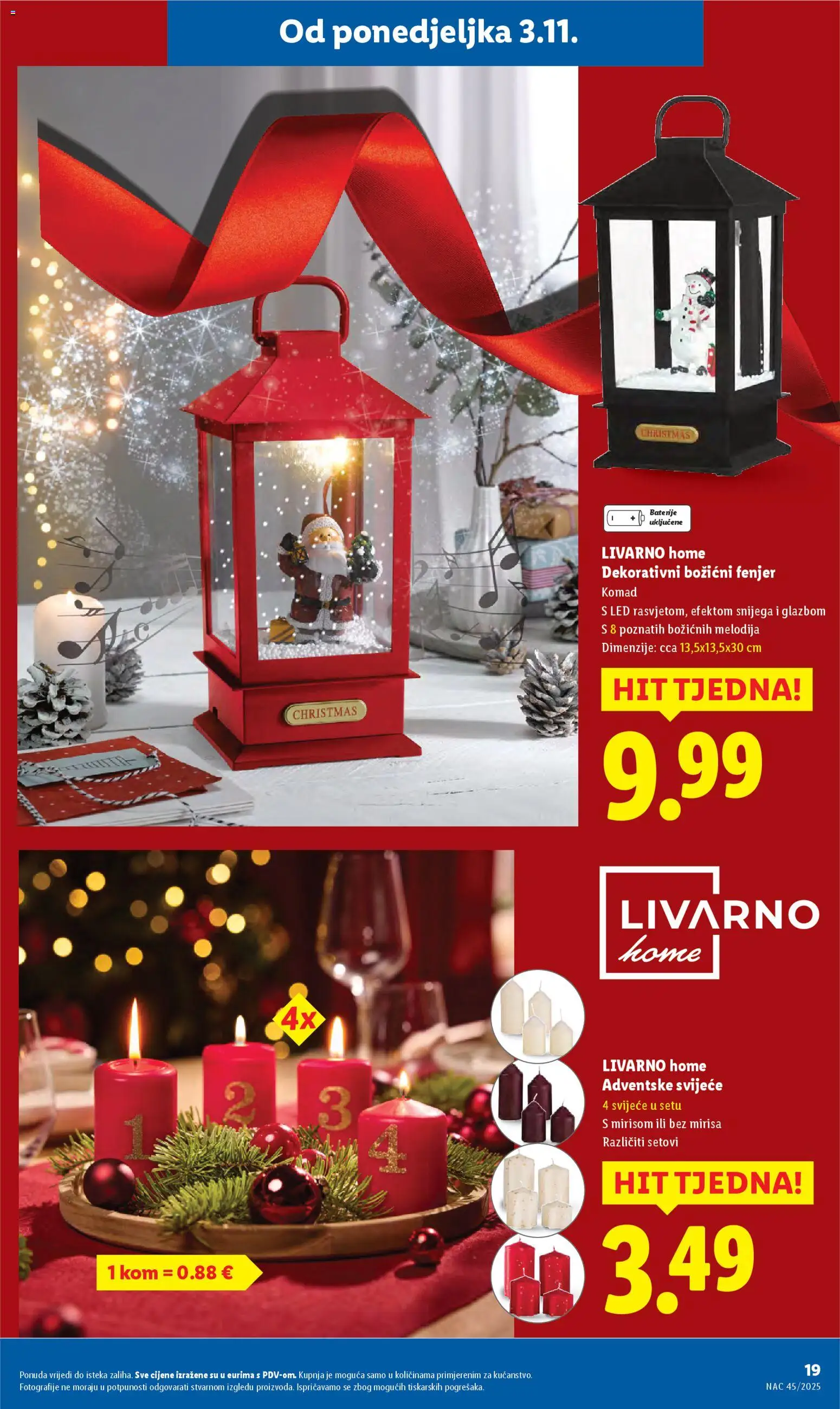 Lidl katalog | vrijedi od 03.11.2025 | Stranica: 19 | Proizvodi: Baterije, Fenjer