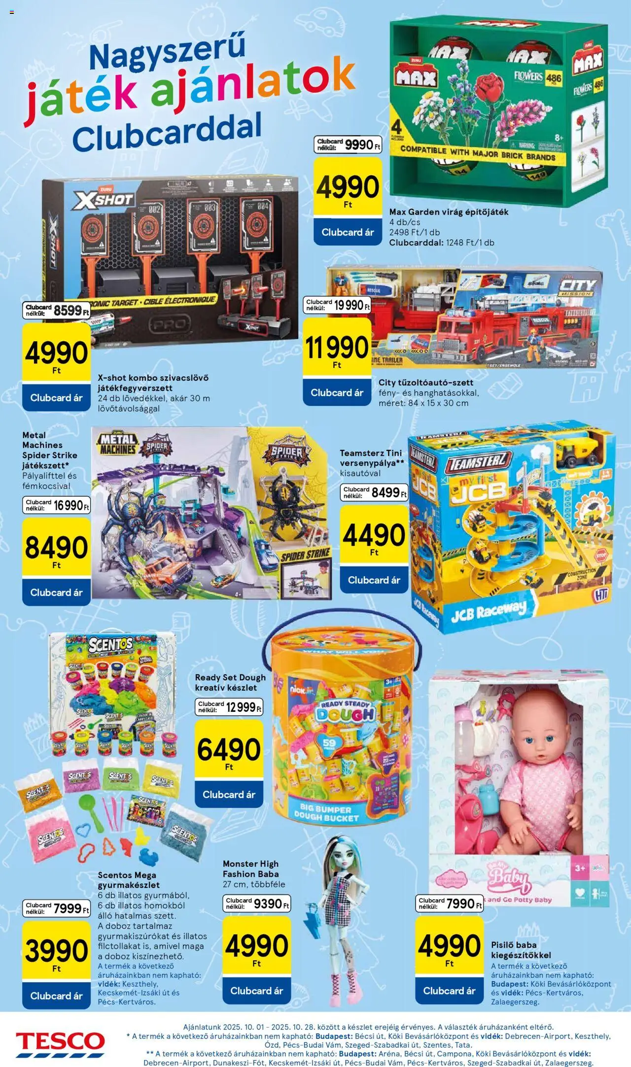 Tesco akciós ujság - amely érvényes a következő dátumtól: 21.10.2025 | Oldal: 30 | Termékek: Tonic, Játék, Virag, Doboz