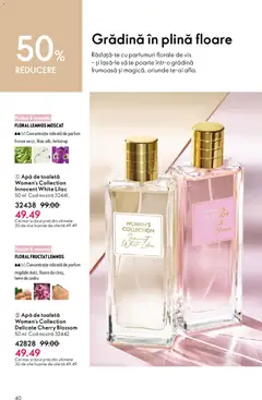 Ofertele Oriflame valabile de la 27.05.2026 | Pagină: 40 | Produse: Toaletă, Parfum, Apă de toaletă, Apă