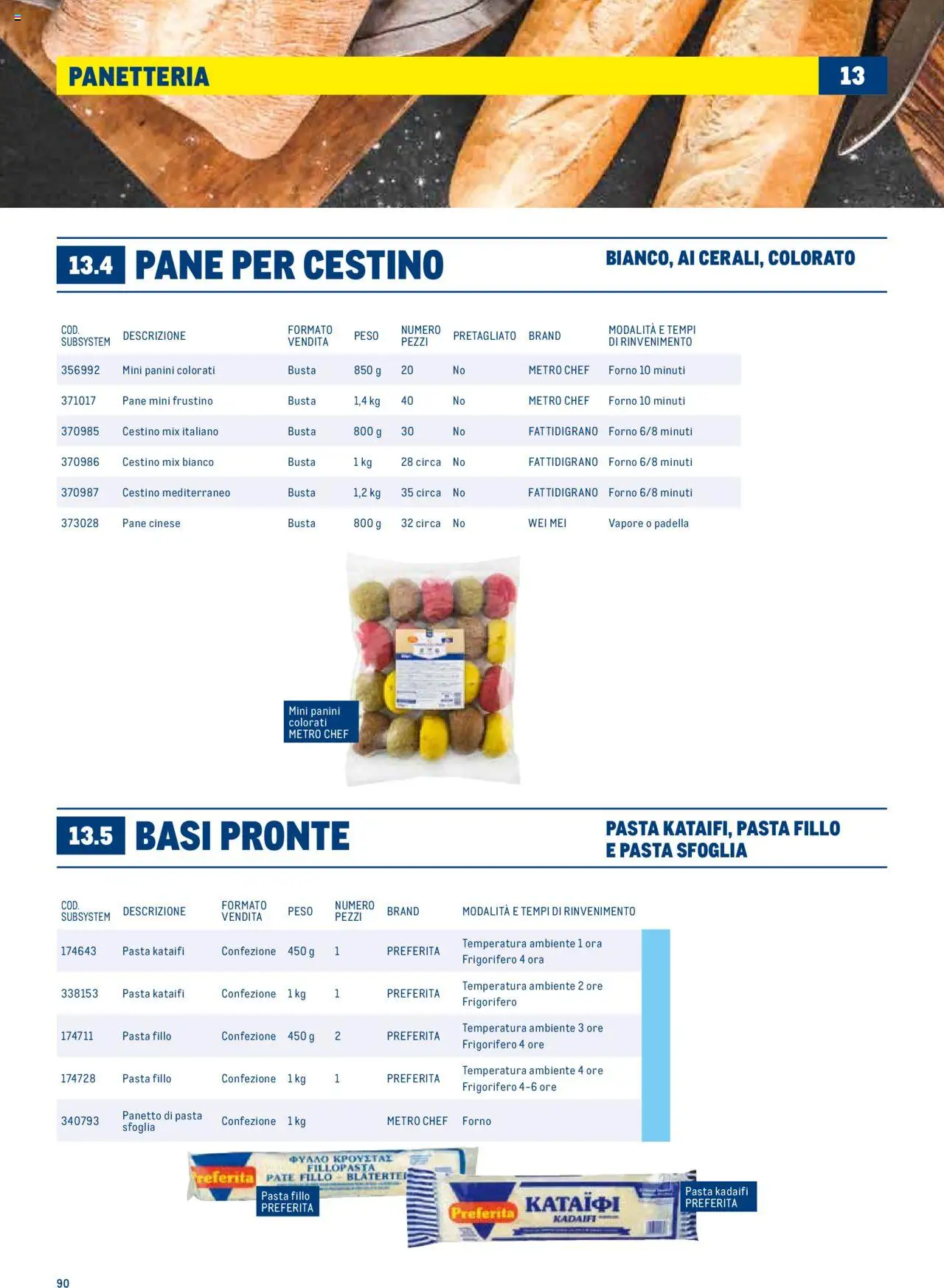 Volantino Metro del 30.06.2025 | Pagina: 90 | Prodotti: Pasta sfoglia, Frigorifero, Padella, Cestino